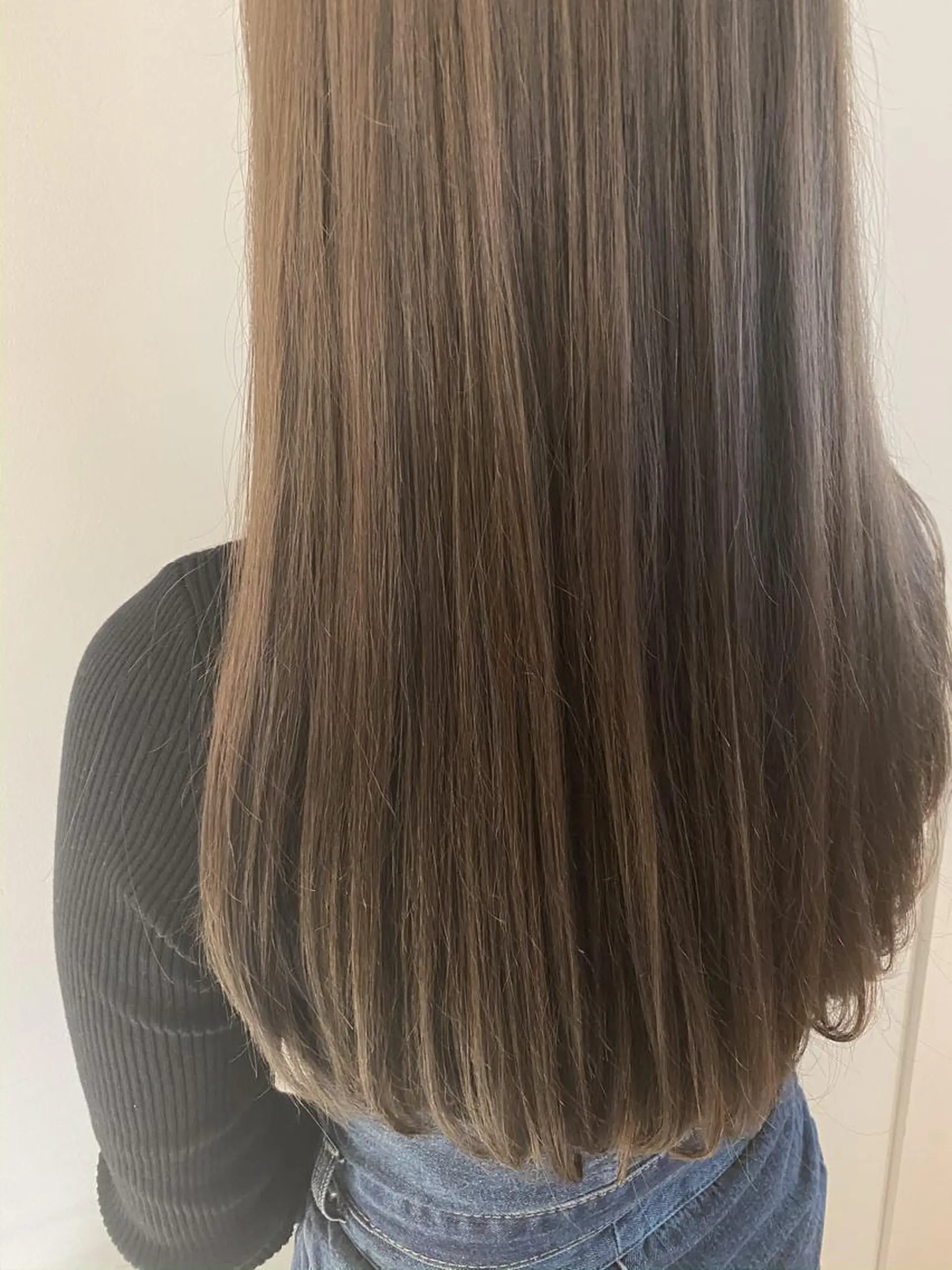 ロング カラー ブリーチ ブリーチなしカラー カット ヘアカラー トリートメント 韓国hair ·͜· watanabeのヘアスタイル