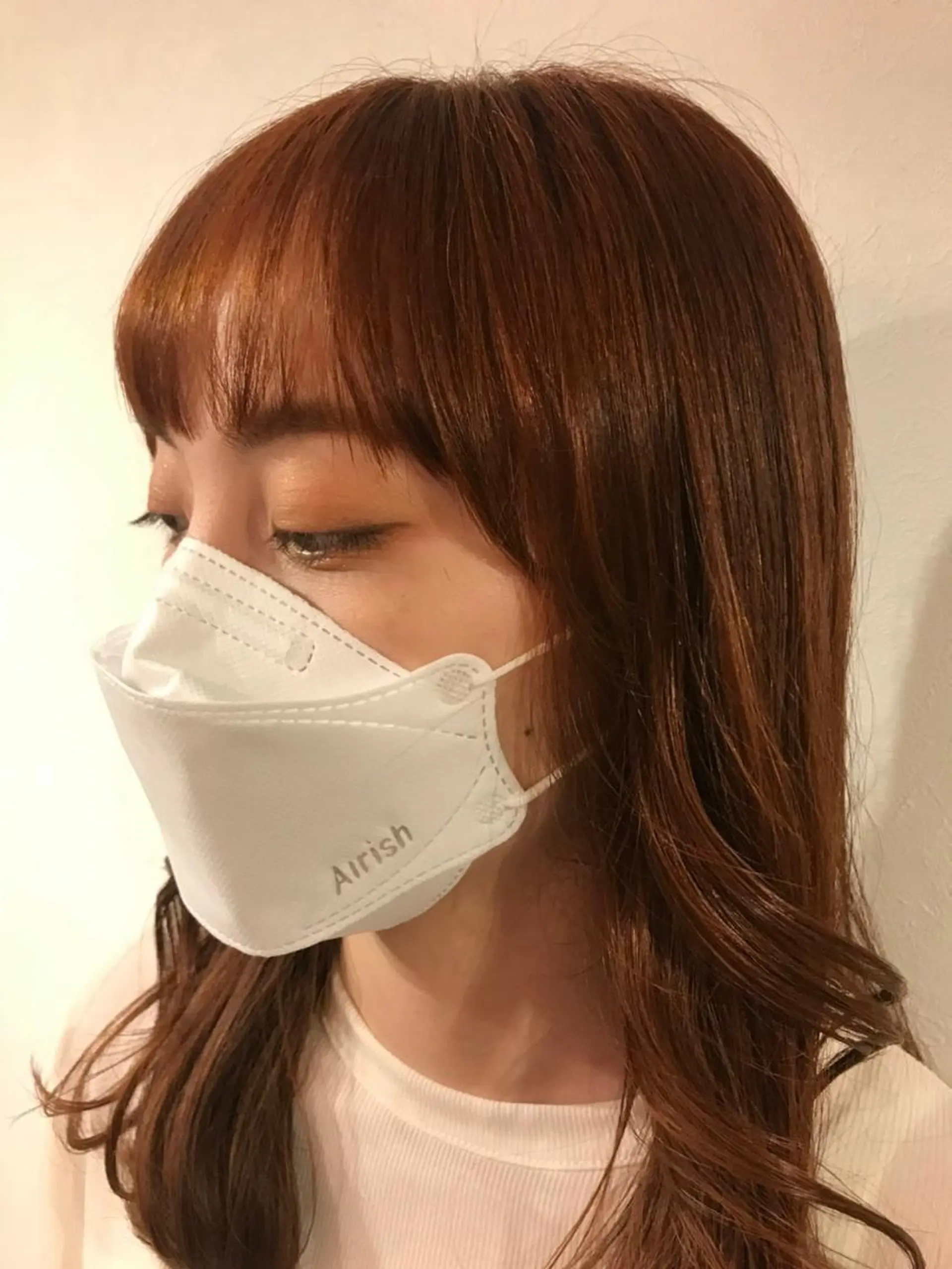 ミディアム カラー アディクシーカラー アッシュ バレイヤージュ ミストバング ブリーチ カット ヘアカラー N° aria 三軒茶屋のヘアスタイル