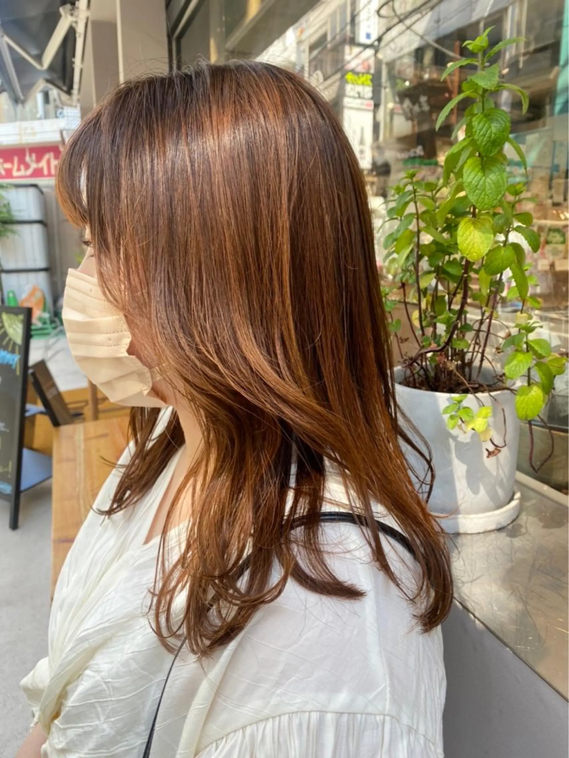 ロング ヘアカラー トリートメント HARUKA /透明感カラーのヘアスタイル