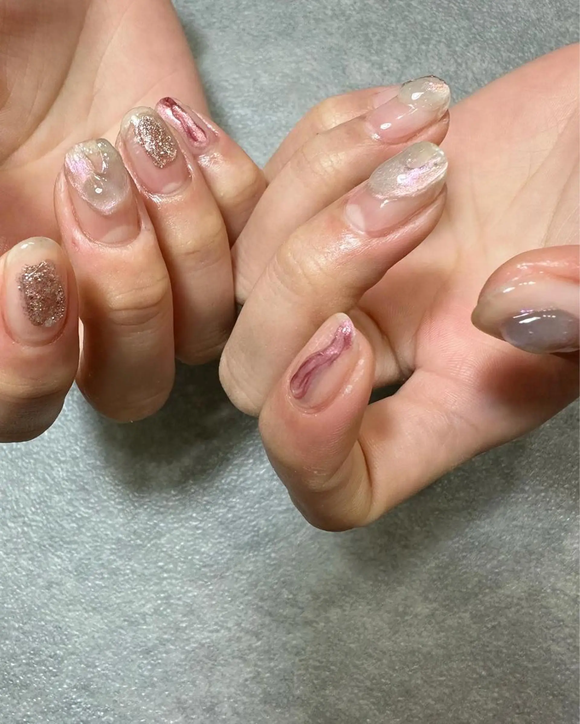 ネイル ハンドネイル フットネイル kiii.__ ✴︎*のネイルデザイン