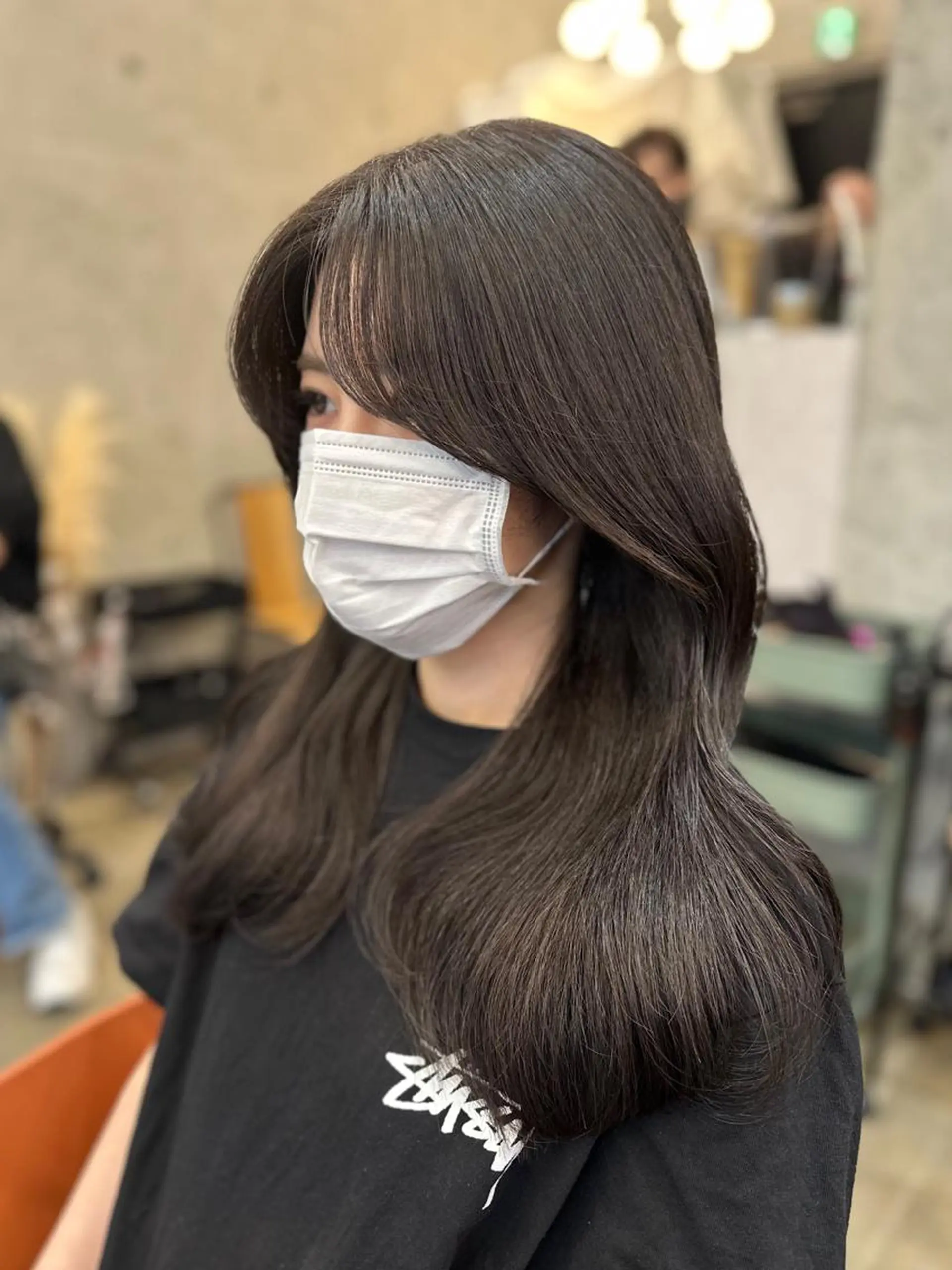 ロング カラー レイヤーカット カット ヘアカラー 縮毛矯正 トリートメント SALOWIN原宿AROA店所属・顔まわり神カット✂︎ 齋藤雄大【表参道】のヘアスタイル