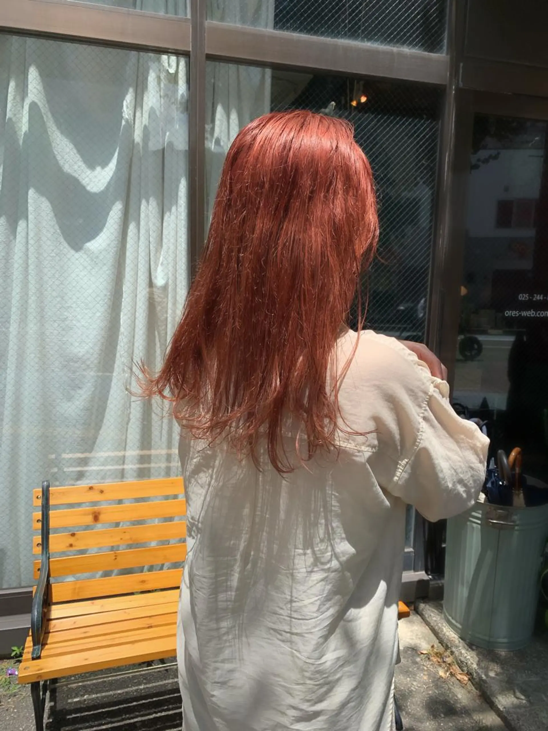 セミロング カラー ピンクカラー メンズサロンルーブ所属・宮嶋 勇輔のヘアスタイル