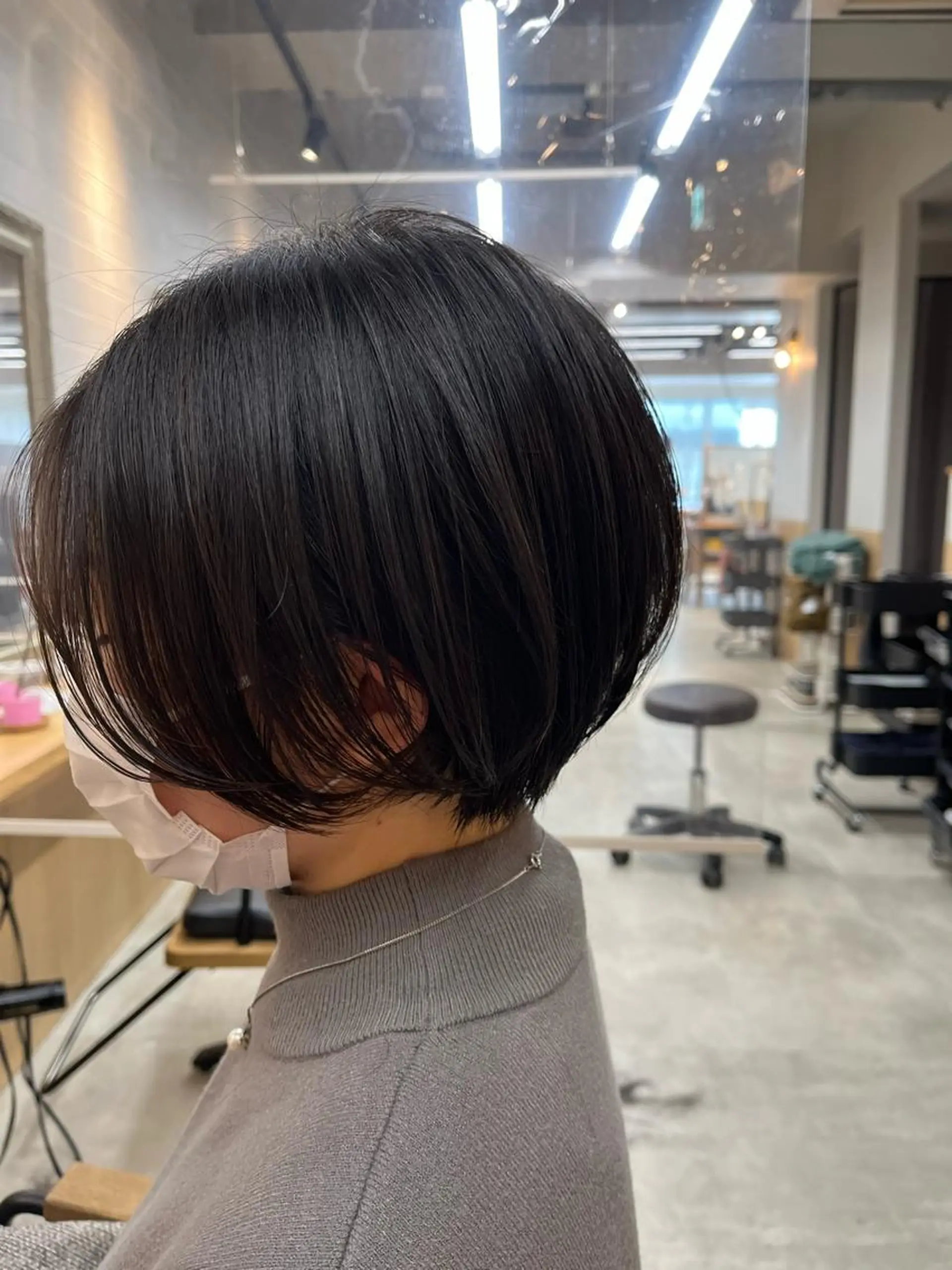ショート カラー パーマ ヘアアレンジ Riposo.所属・✨艶髪✨ 奈須晴香のヘアスタイル
