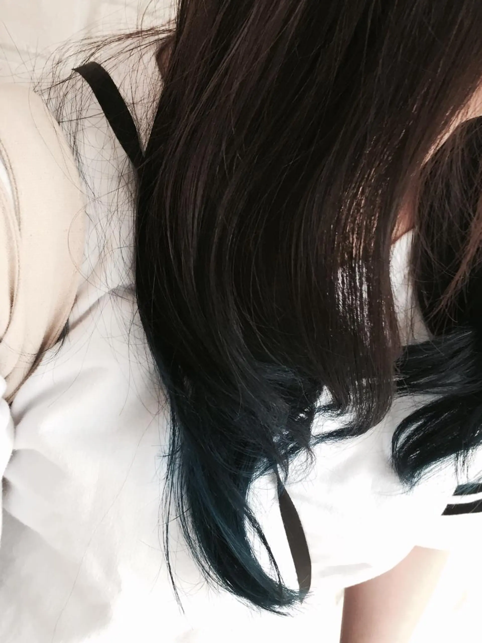 ロング カラー アッシュ ブルーカラー 吉岡 三四朗のヘアスタイル