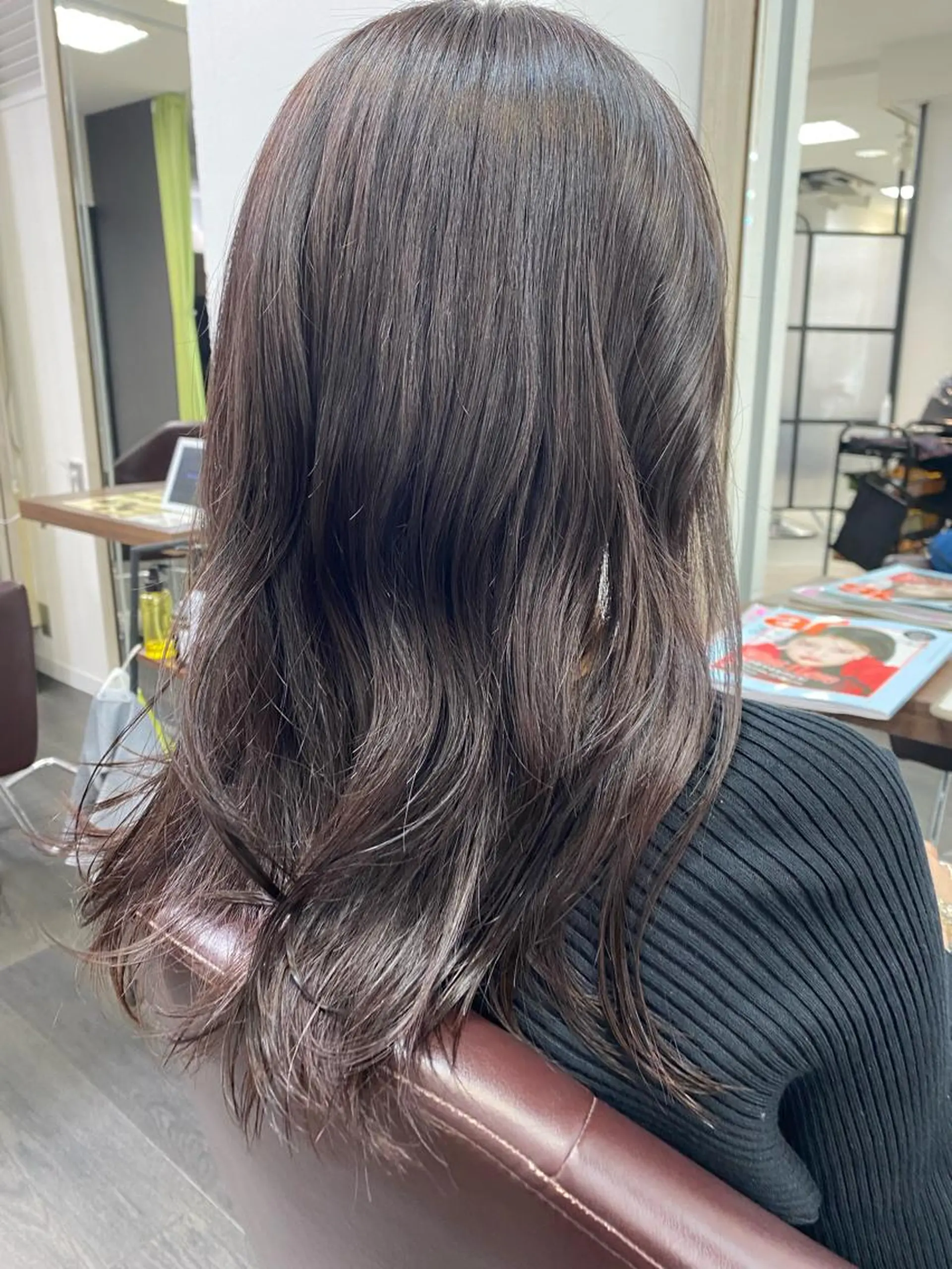 ロング ヘアカラー トリートメント 月野涼風 /レイヤーカットのヘアスタイル