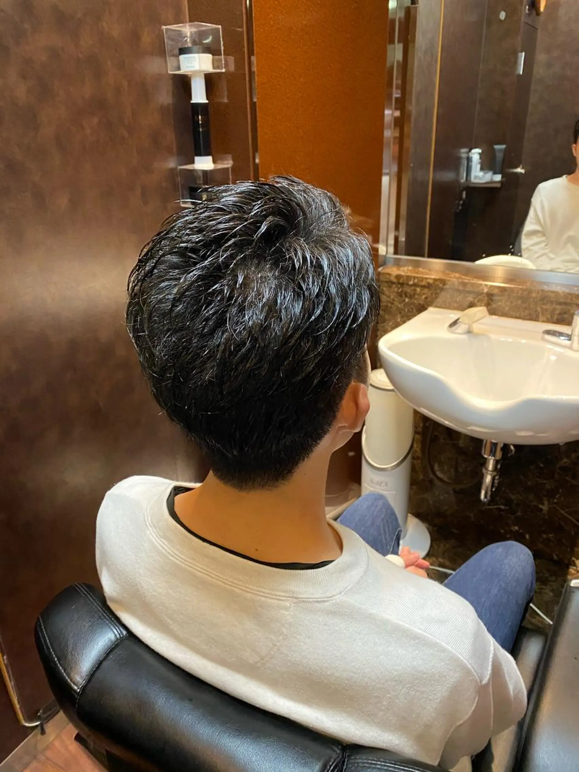 ショート メンズ 💈ヒロ銀座💈 ✨墓越聖菜✨のヘアスタイル