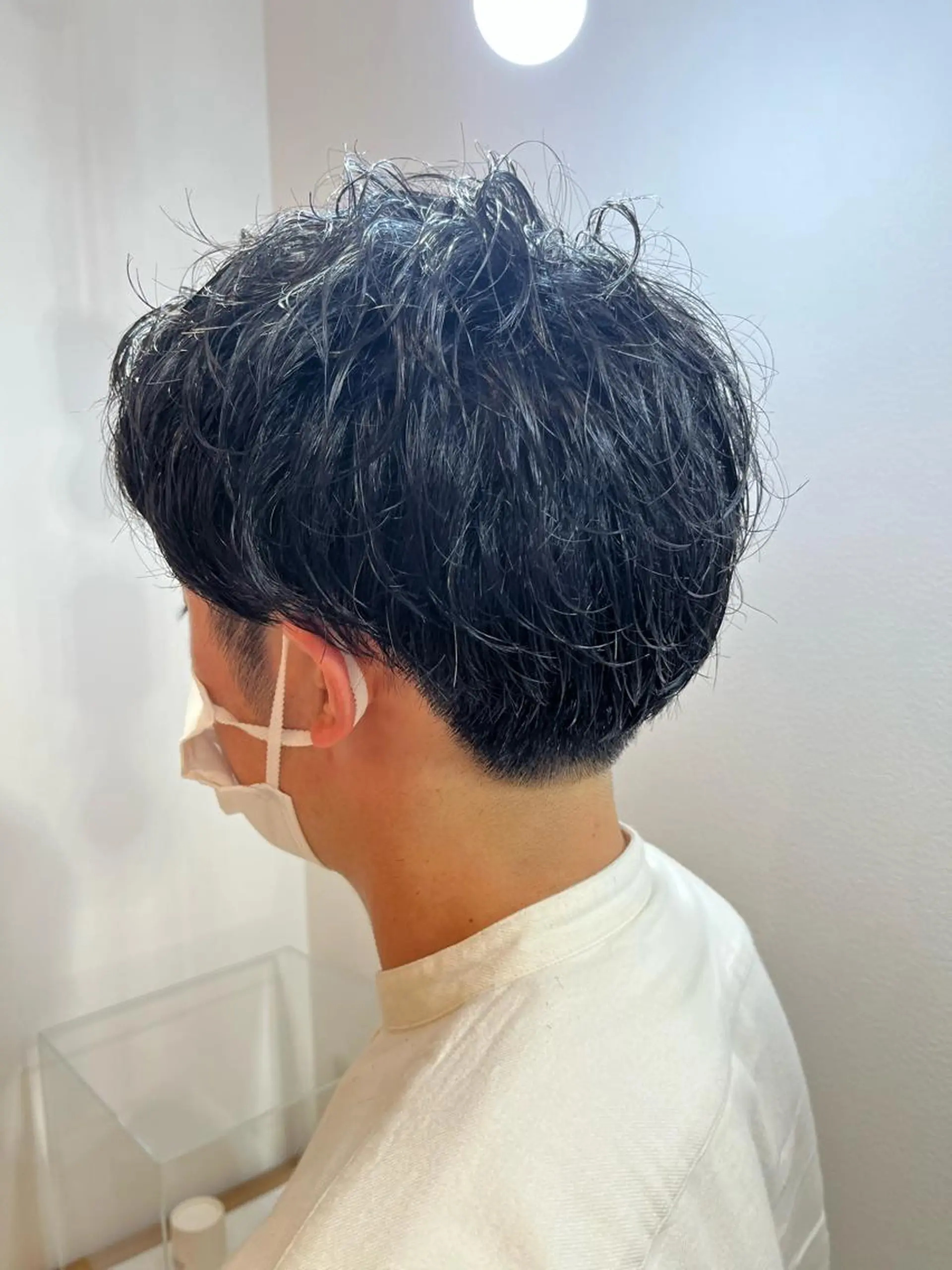パーマ メンズ マッシュ メンズパーマ ニュアンスパーマ Hikari /赤み消しカラーのヘアスタイル