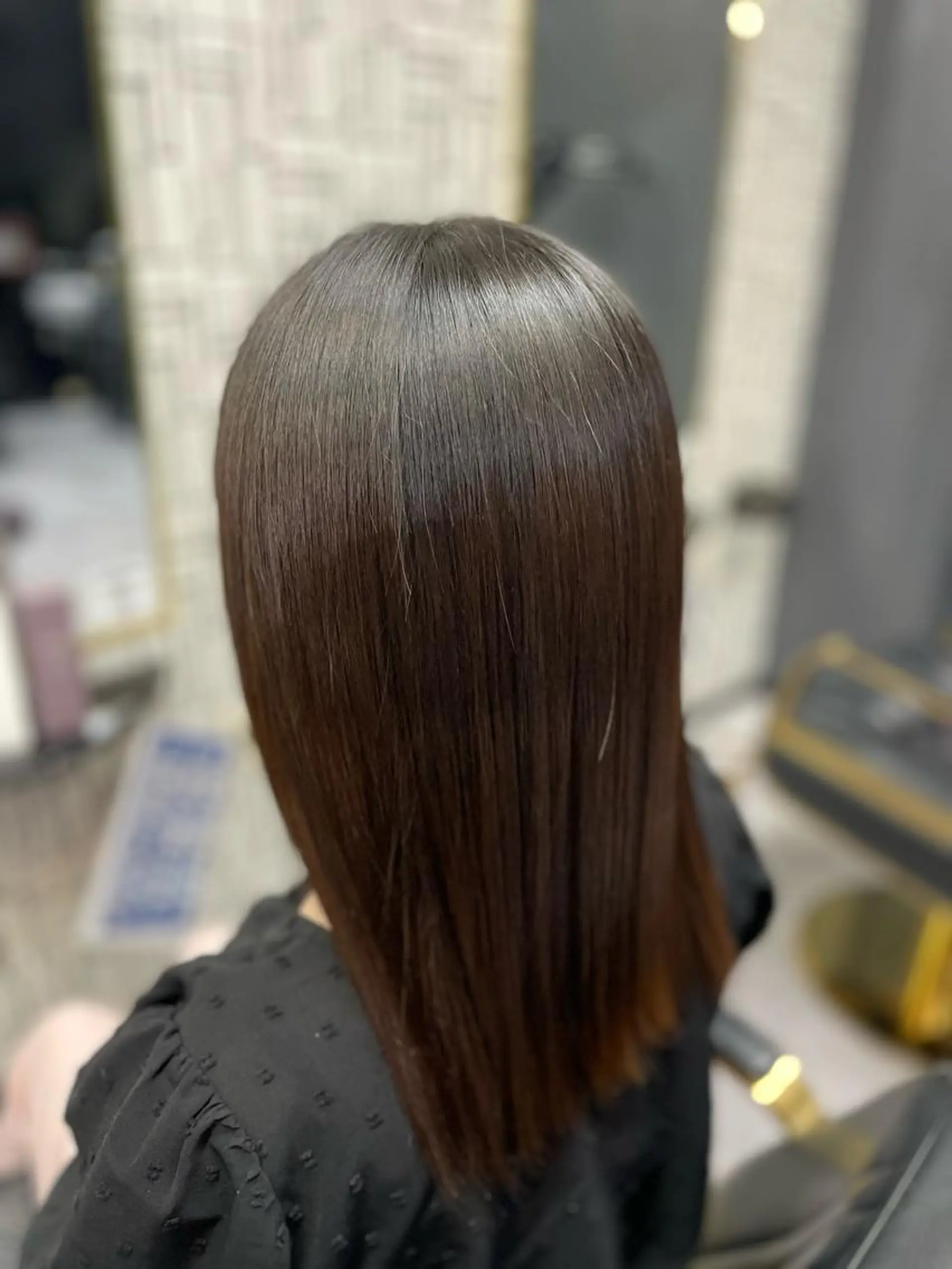 セミロング 縮毛矯正 トリートメント カット 縮毛矯正 トリートメント 篠原 侑作のヘアスタイル