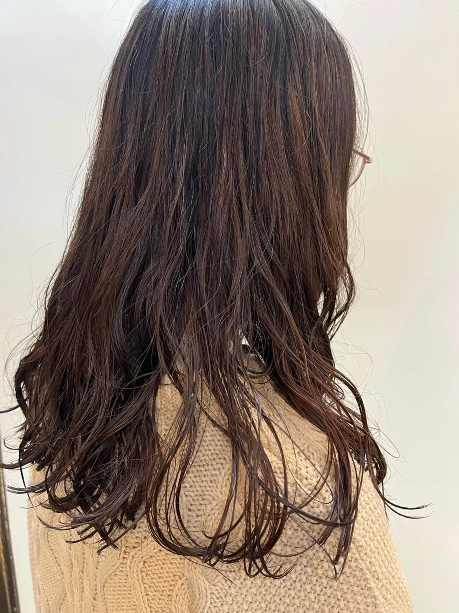 パーマ ♱地雷カラー♱ウルフ ♱ 藍衣 ♱のヘアスタイル