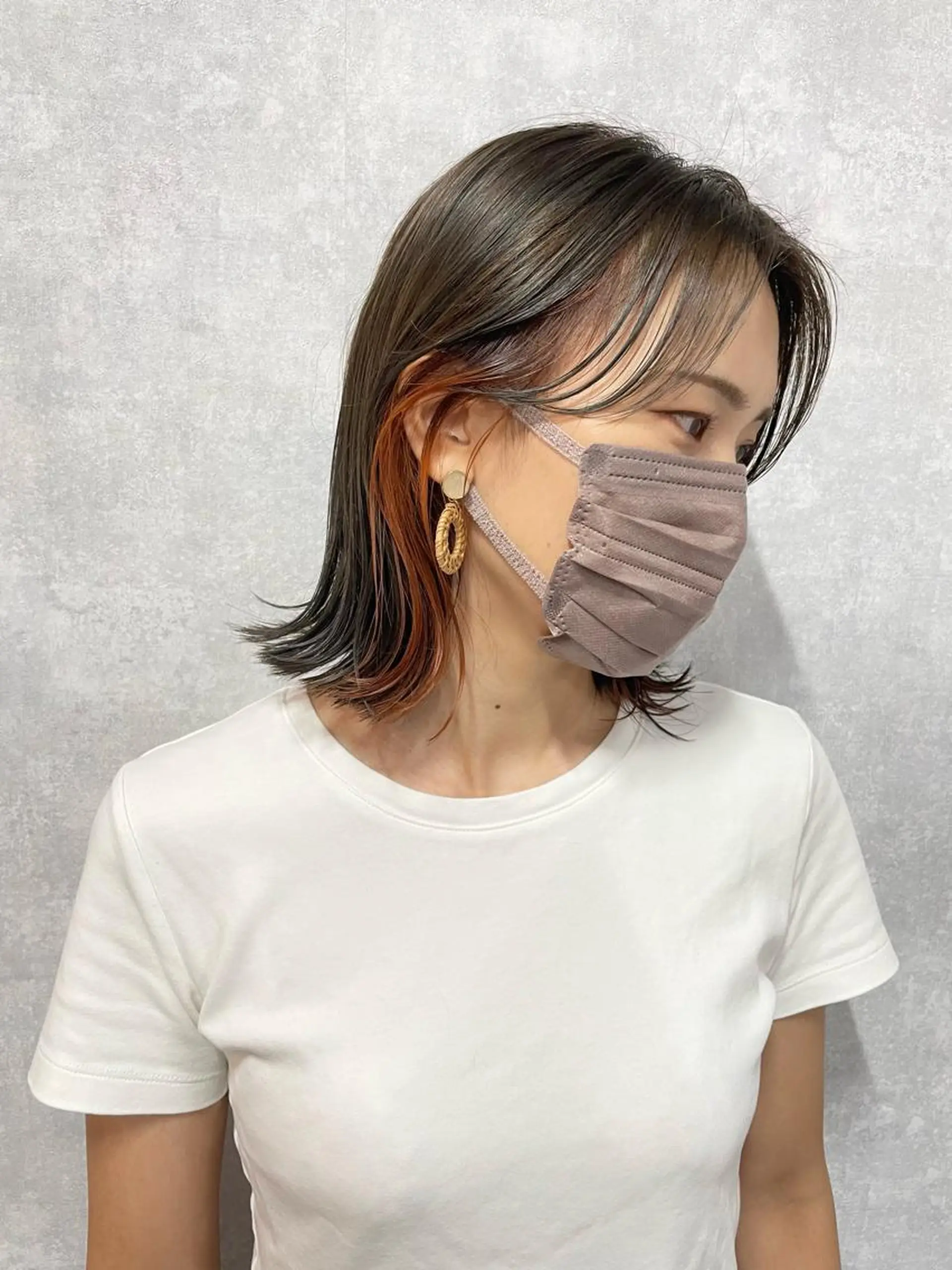 ショート 切りっぱなしボブ ショートボブ ハンサムショート 丸みショート アッシュ C’LD hair produce /シールドヘア所属・モテ髪/ボブ/ショー ト/アダチフウトのヘアスタイル