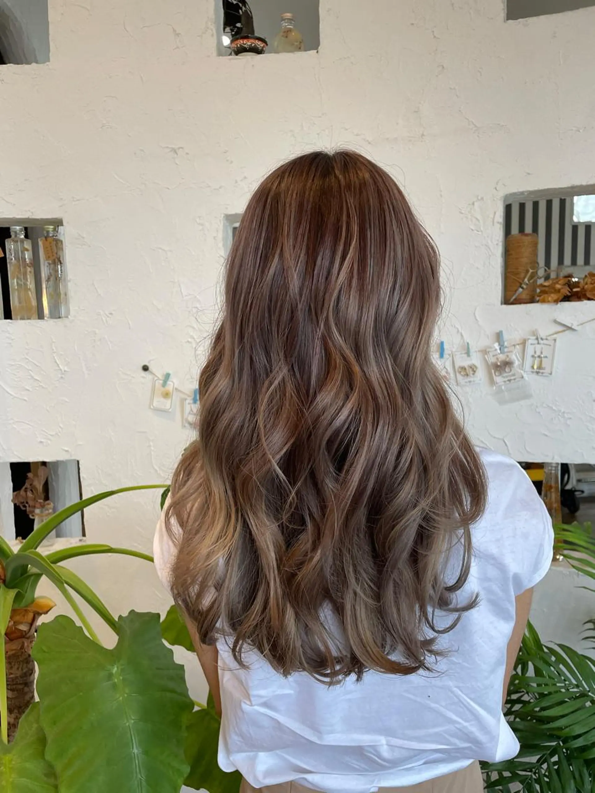 ロング カラー ヘアカラー 🌸小掛🌸 豊橋外国人風カラーのヘアスタイル