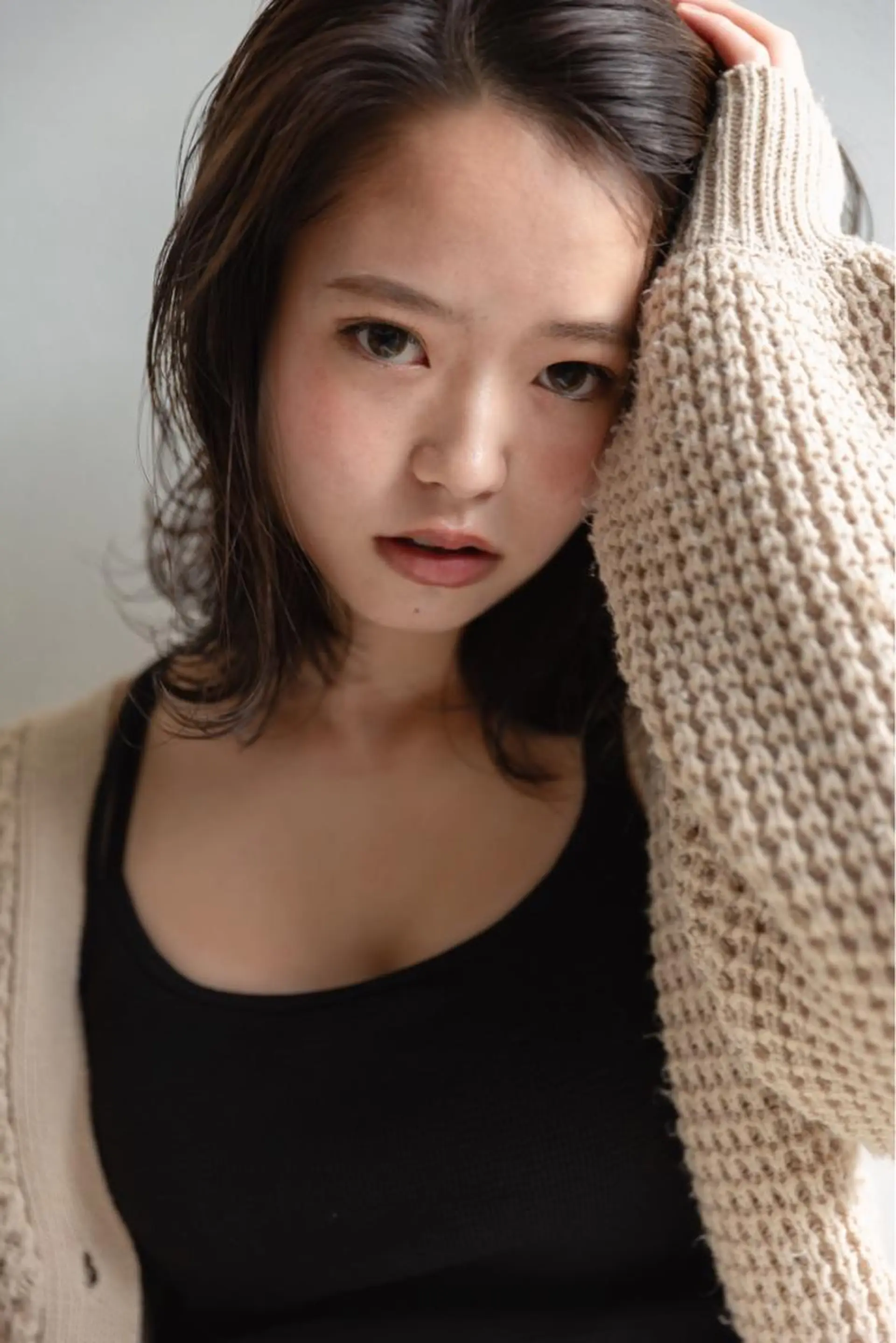 ミディアム カラー ツジガキ ユウスケのヘアスタイル