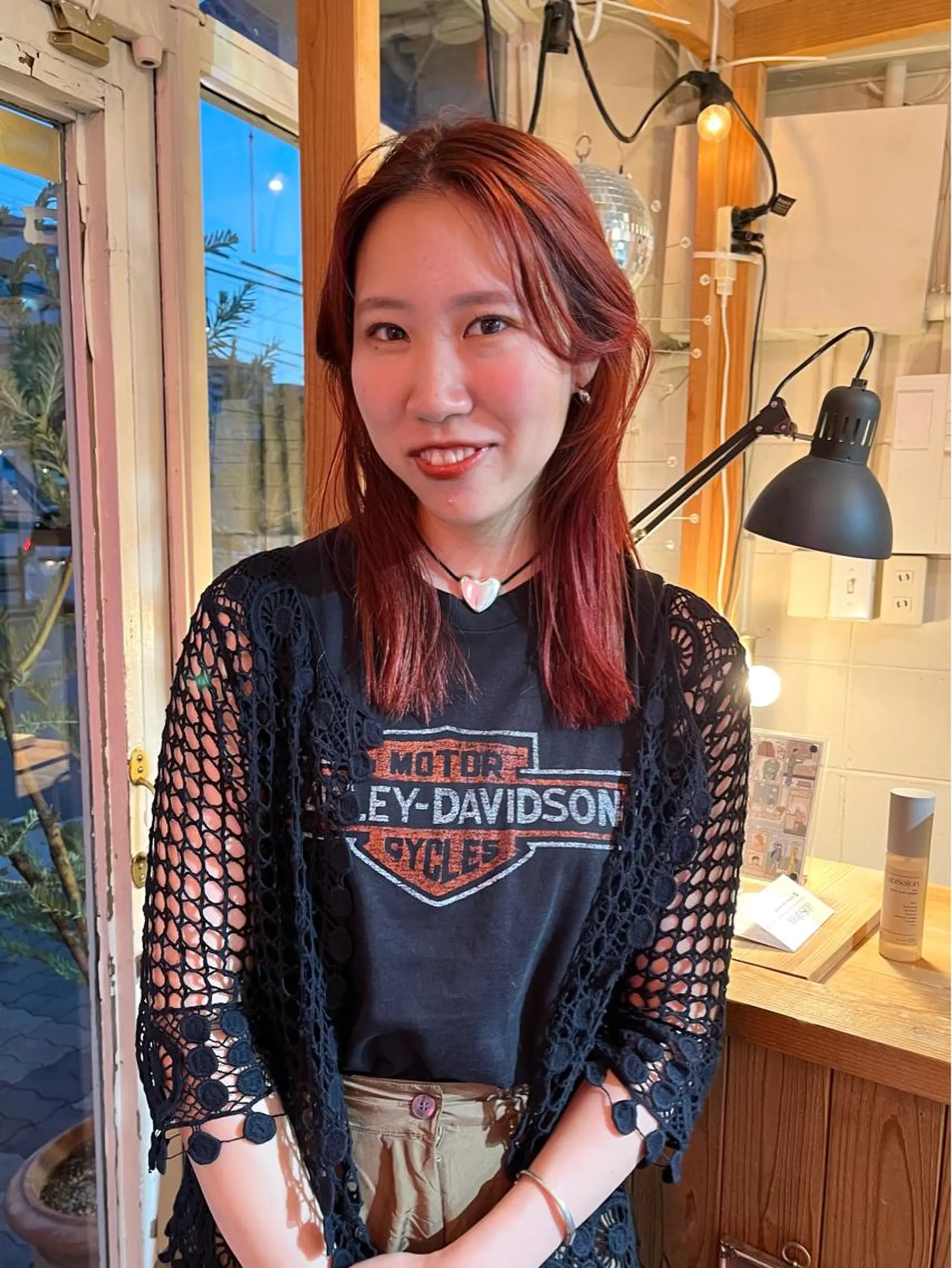 ミディアム カラー カット ヘアカラー トリートメント iru所属・mi kiのヘアスタイル