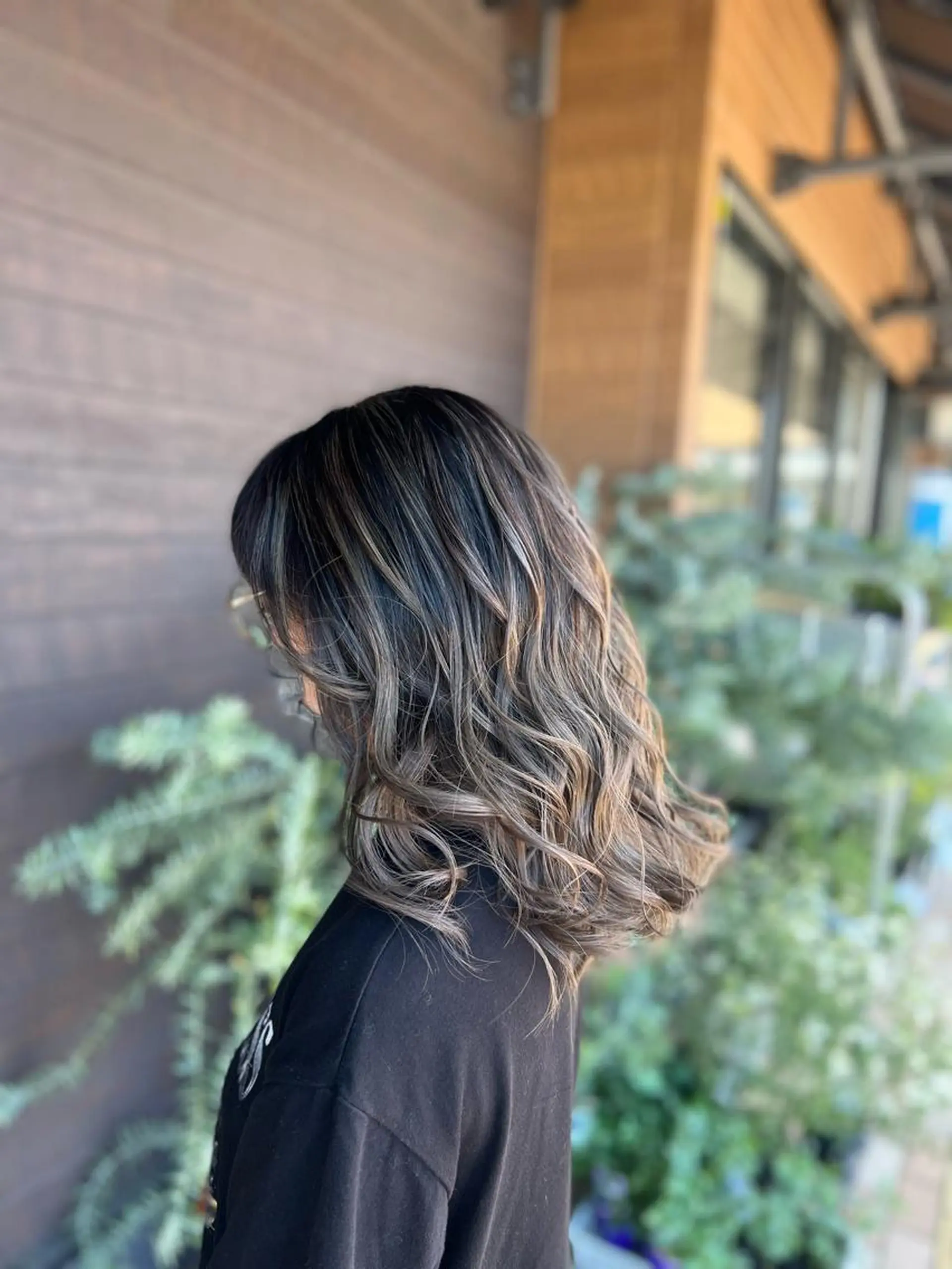 ロング カラー ヘアカラー 太白区白髪ぼかし/ ボブカット/千葉達人のヘアスタイル