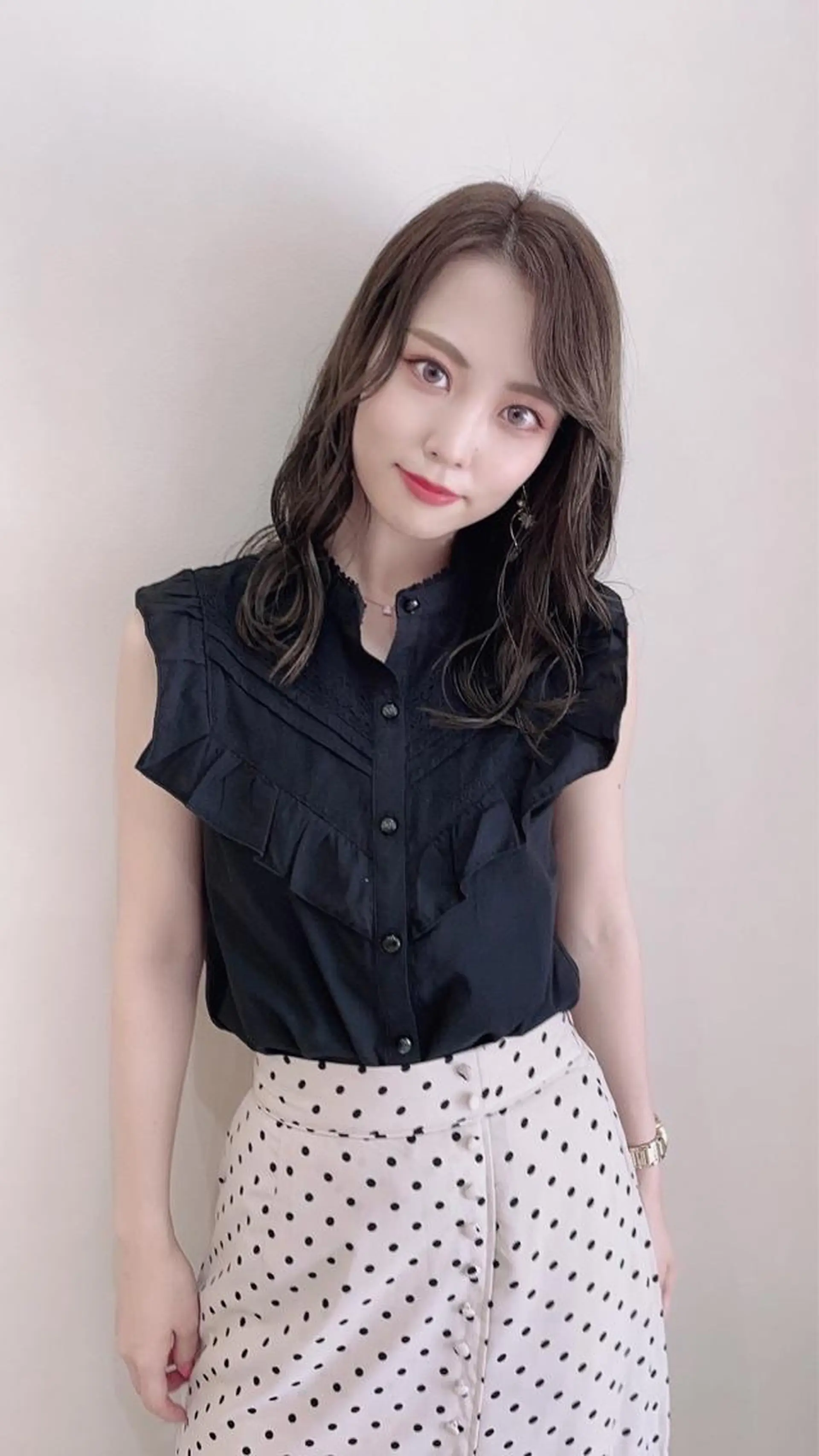 セミロング カラー 佐々木 政徳のヘアスタイル