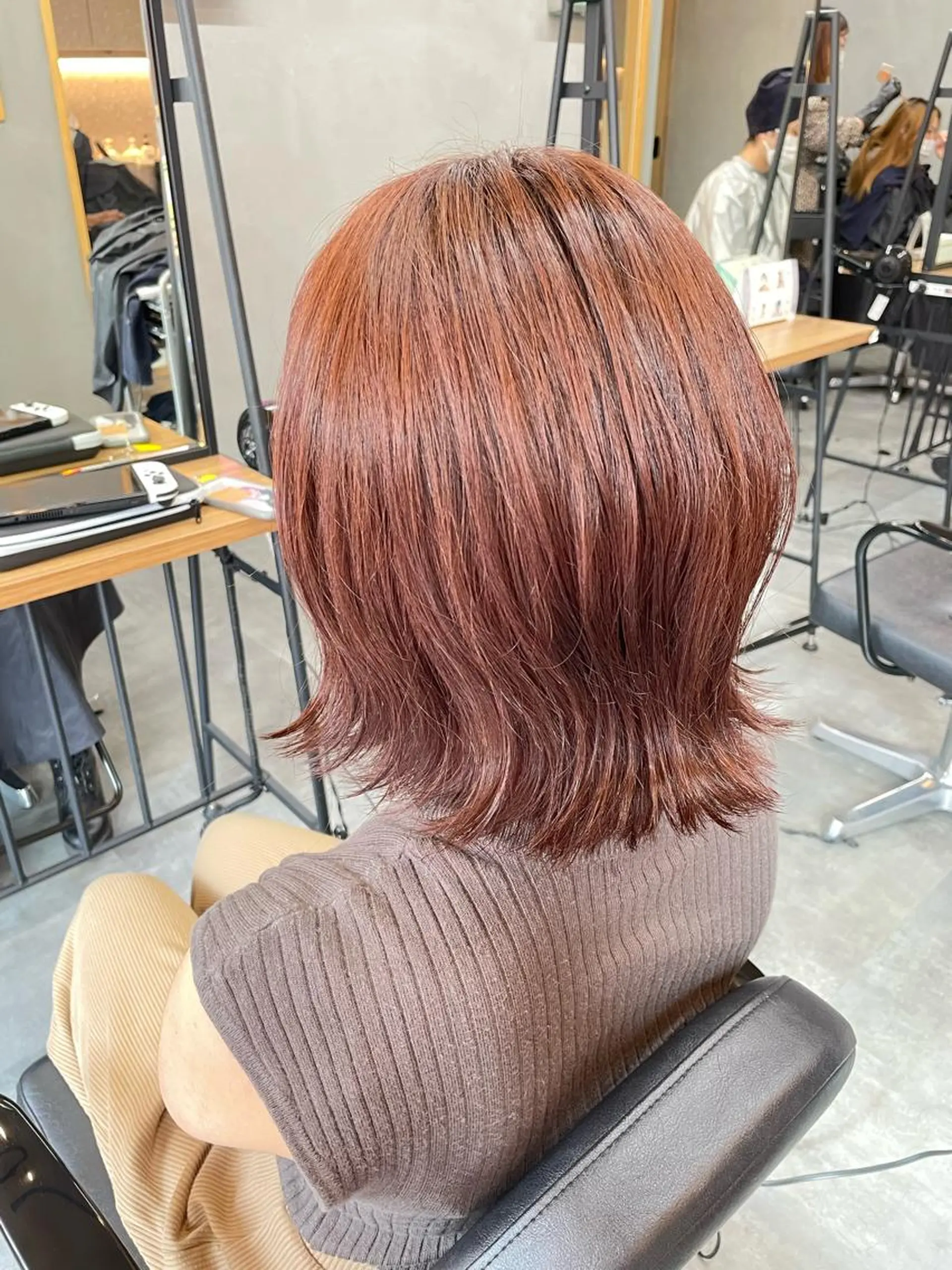 ショート ピンクブラウン ANGELICA💎 ショウゴのヘアスタイル
