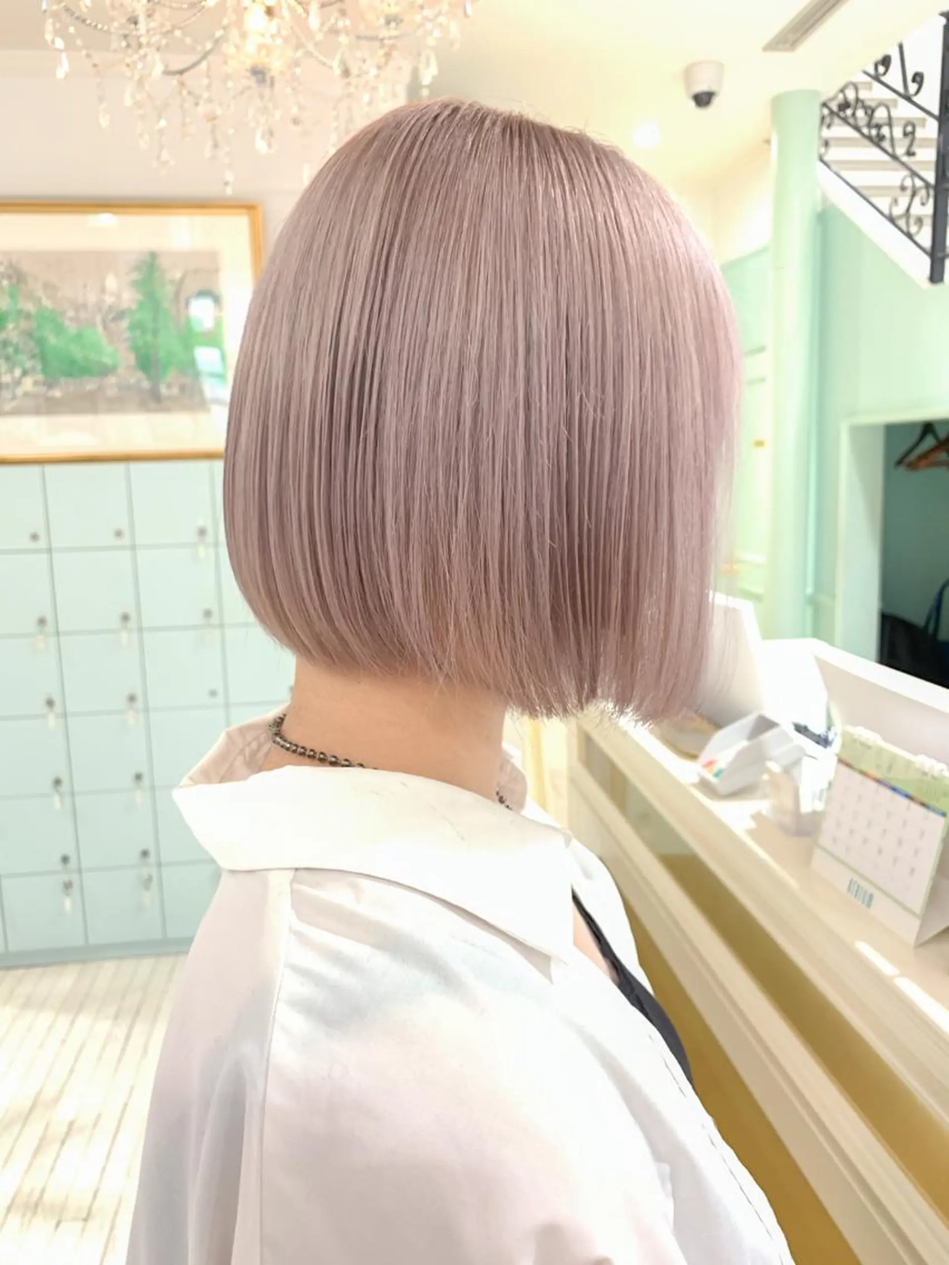 ショート カット ヘアカラー トリートメント 🍀ケアブリーチ カラー🍀坂井のヘアスタイル