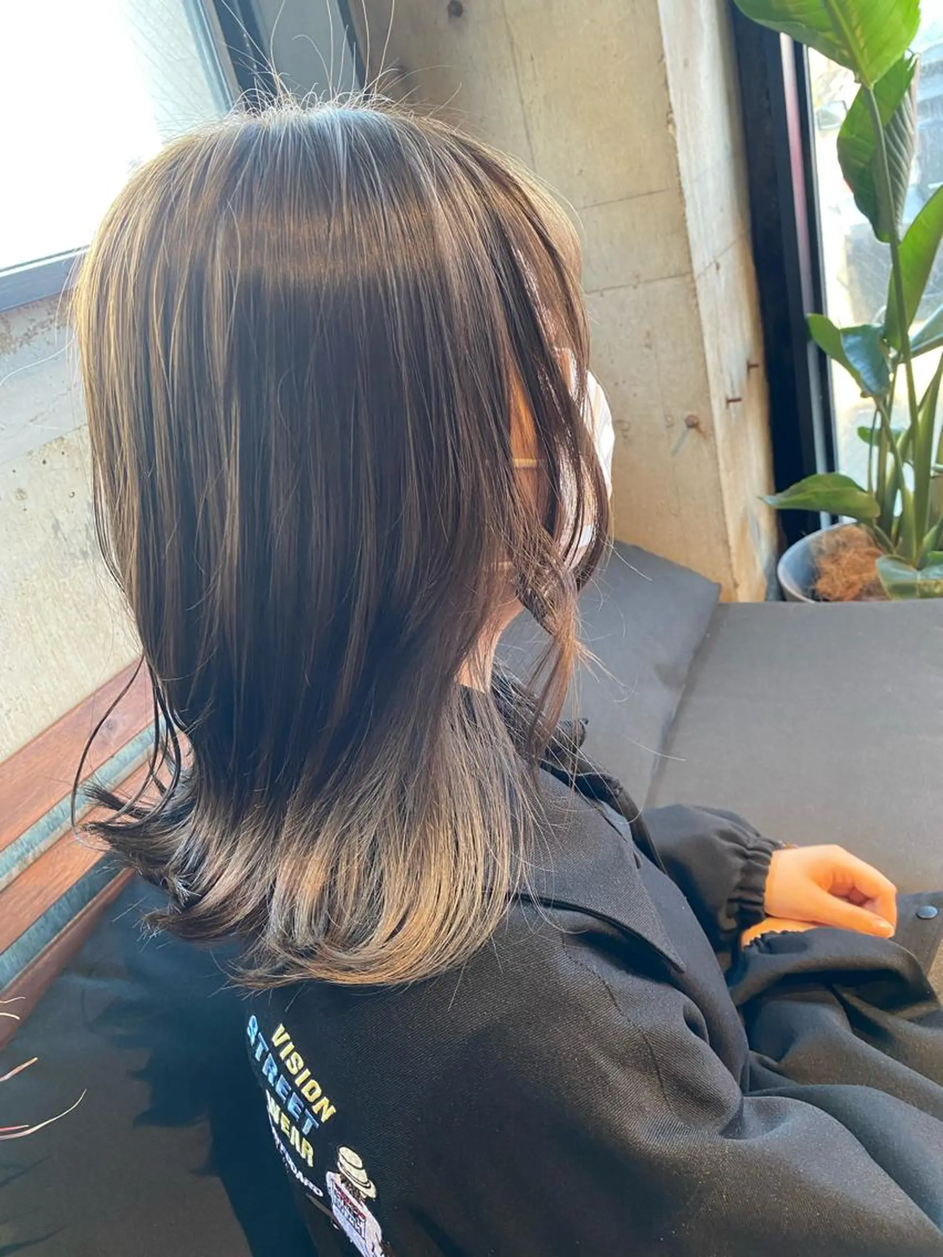 ミディアム カット ヘアカラー 柔らかstyle MIYUUのヘアスタイル