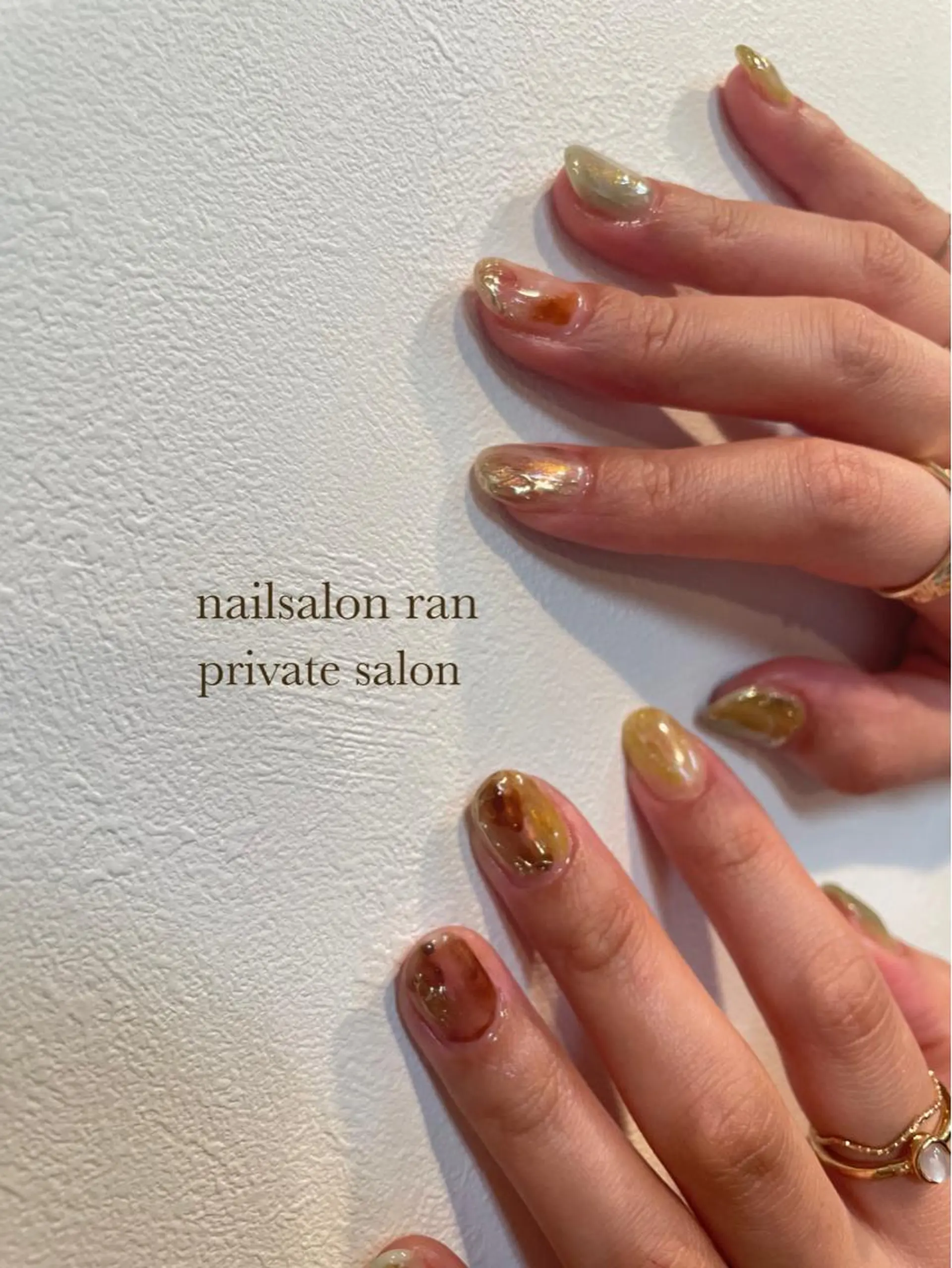 ネイル ニュアンスネイル nailsalon ranのネイルデザイン