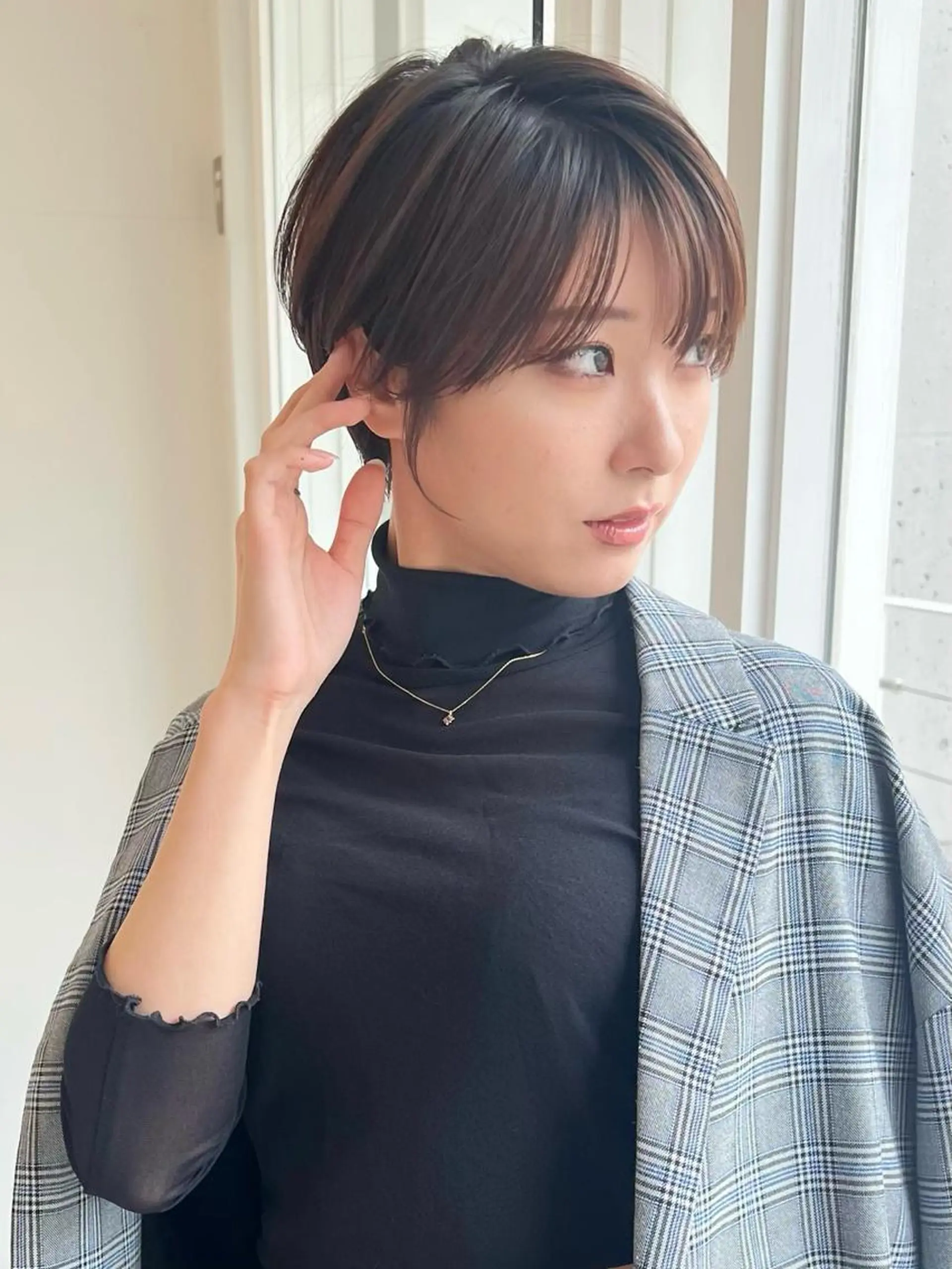 ショート カット ヘアカラー トリートメント ショート/ボブ/縮毛 三上達大のヘアスタイル