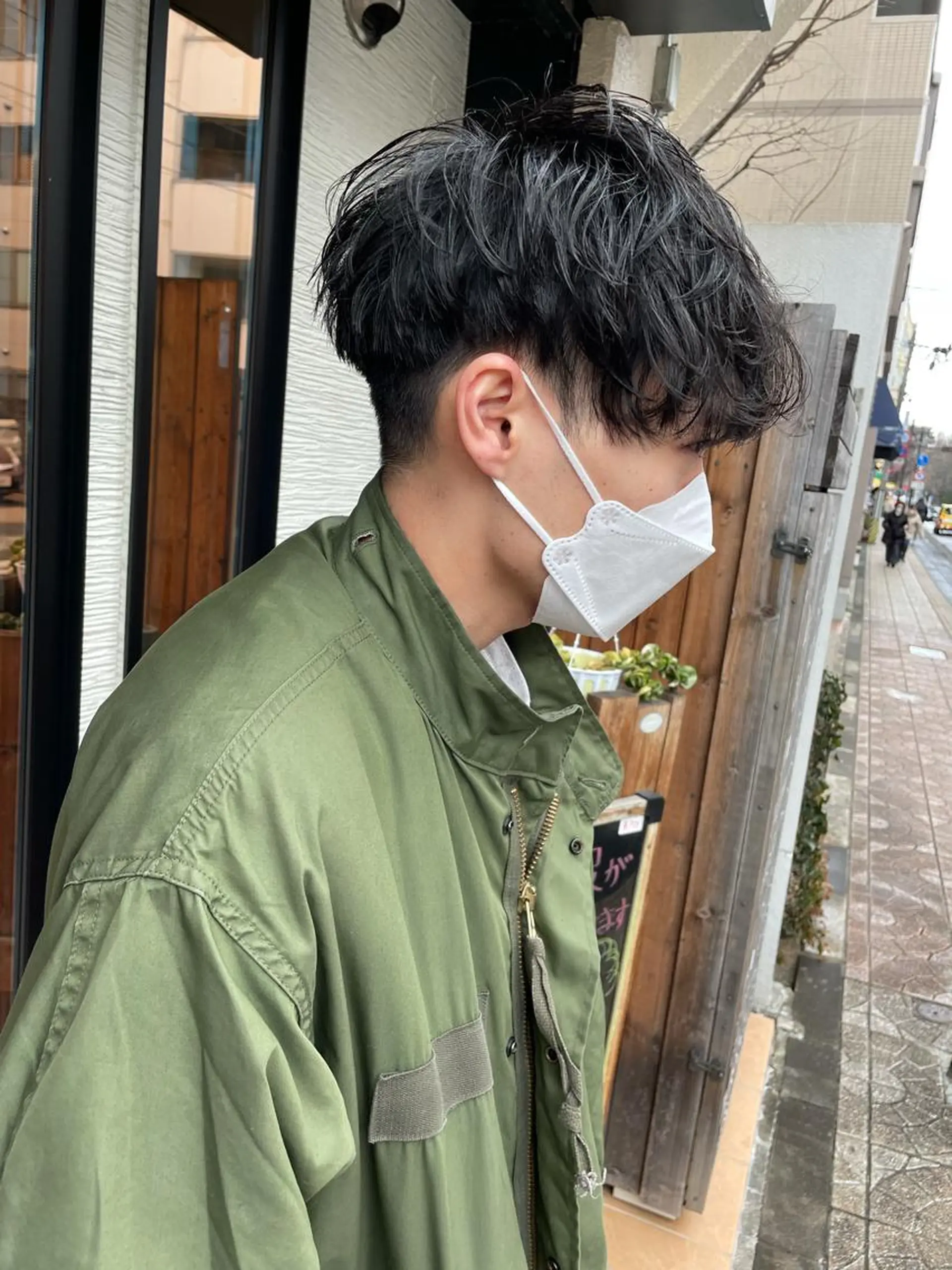 パーマ メンズ yoshi (高橋福博)のヘアスタイル