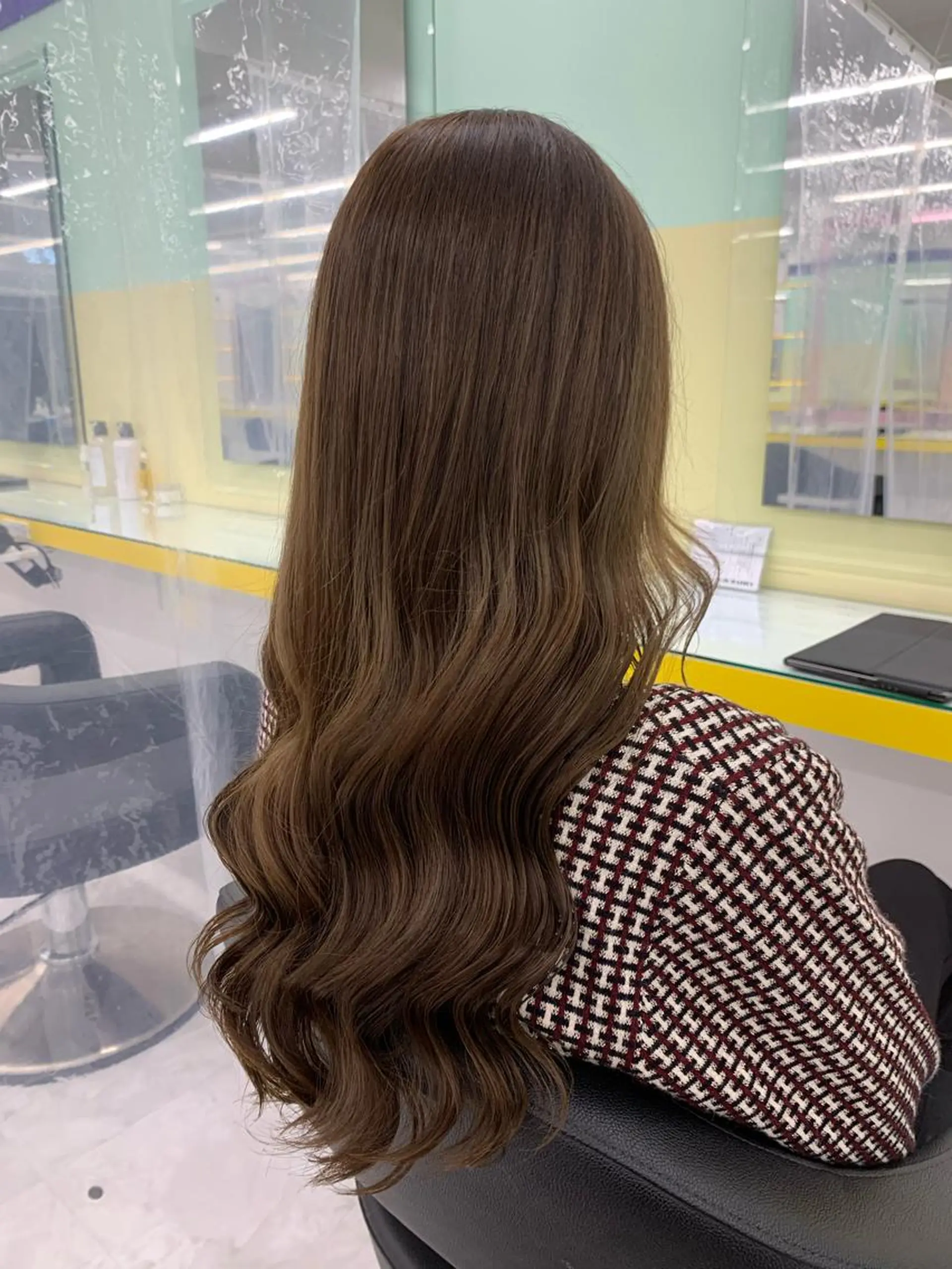ロング カット ヘアカラー トリートメント ヘッドスパ ヘアセット 🌿透明感カラー‪ 縮毛矯正✨かずきのヘアスタイル