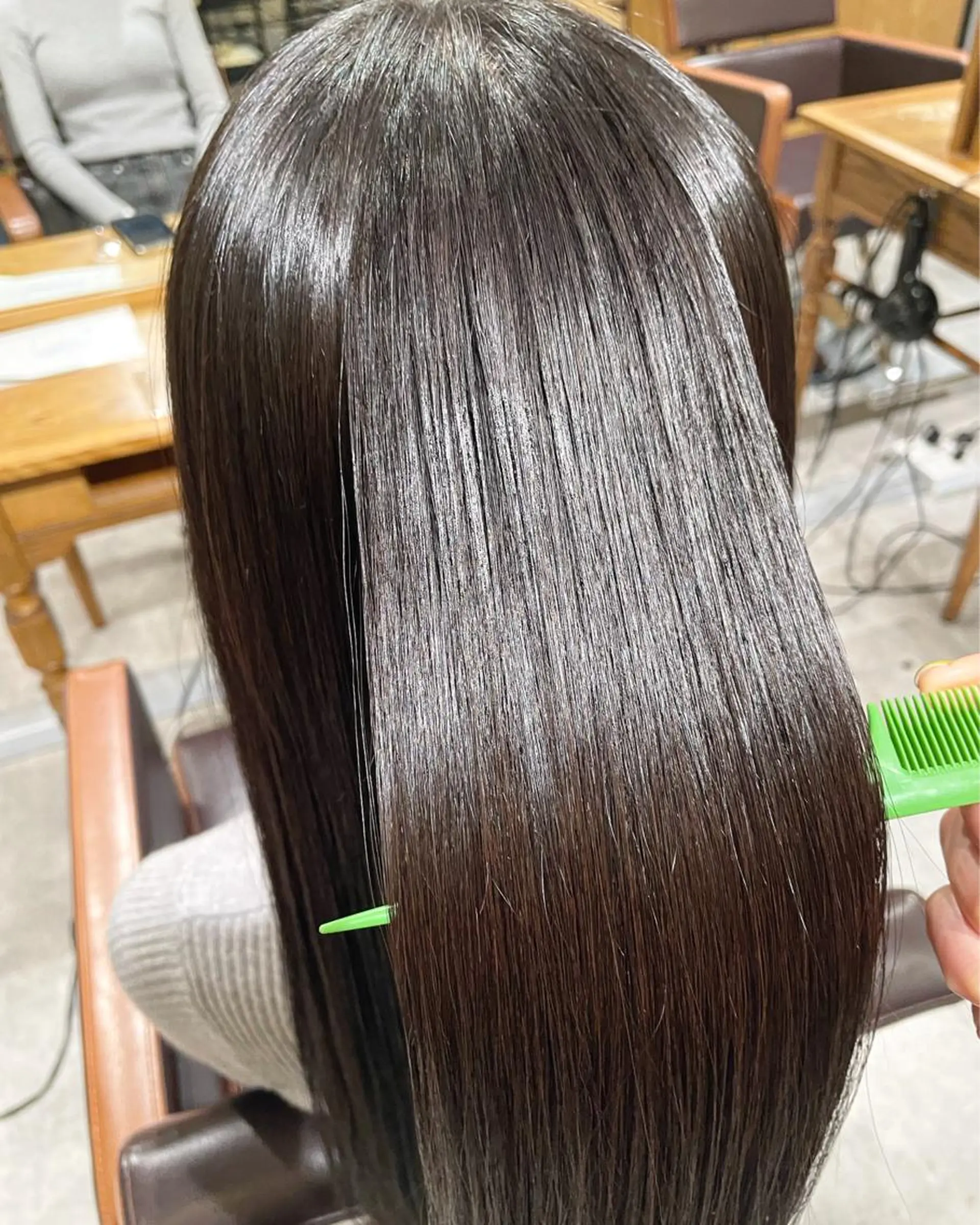 ロング 髪質改善 髪質改善/艶カラー 🤍mizueのヘアスタイル