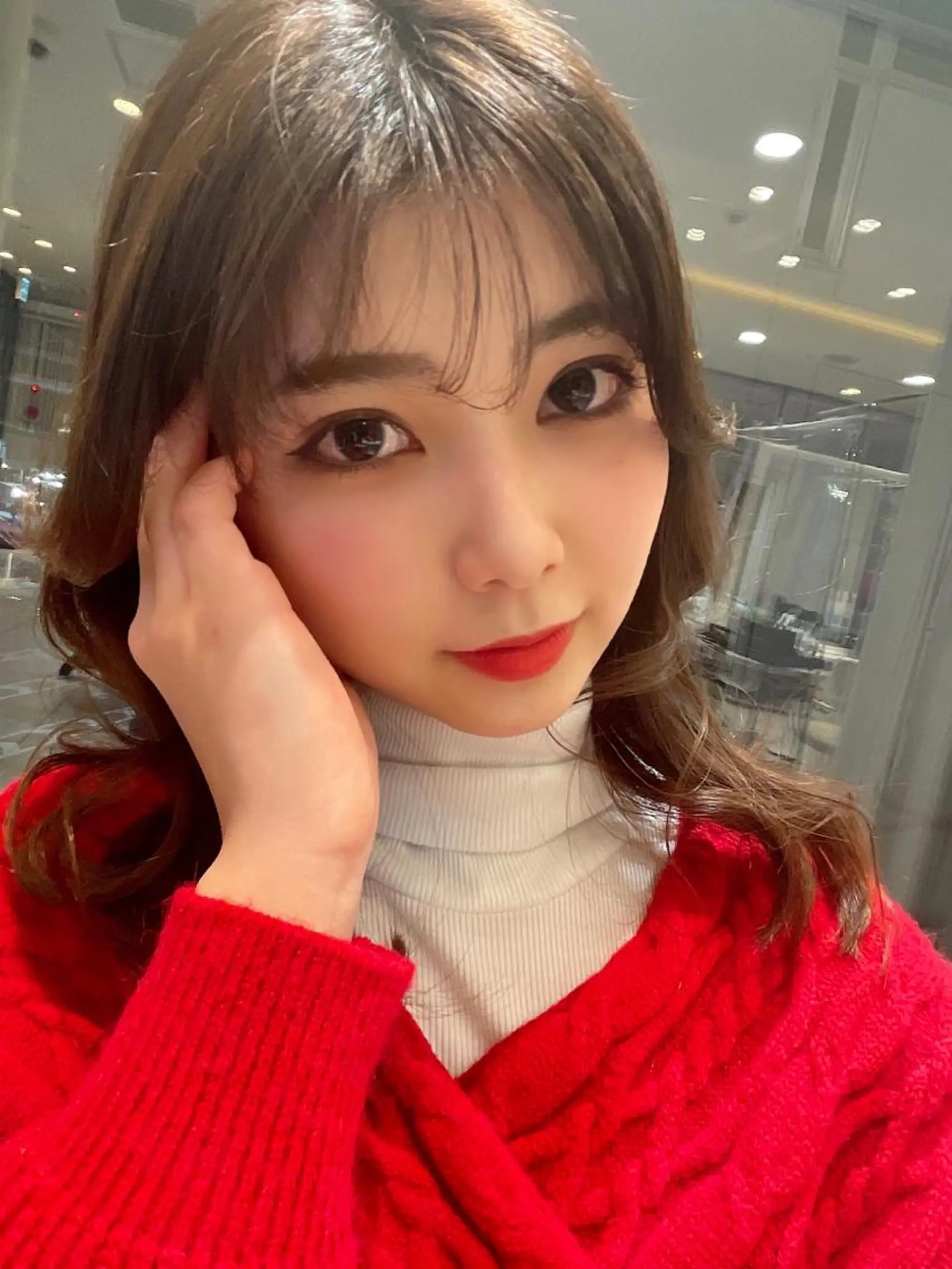 セミロング 💗ブリーチなし 垢抜け💗徳井はやとのヘアスタイル