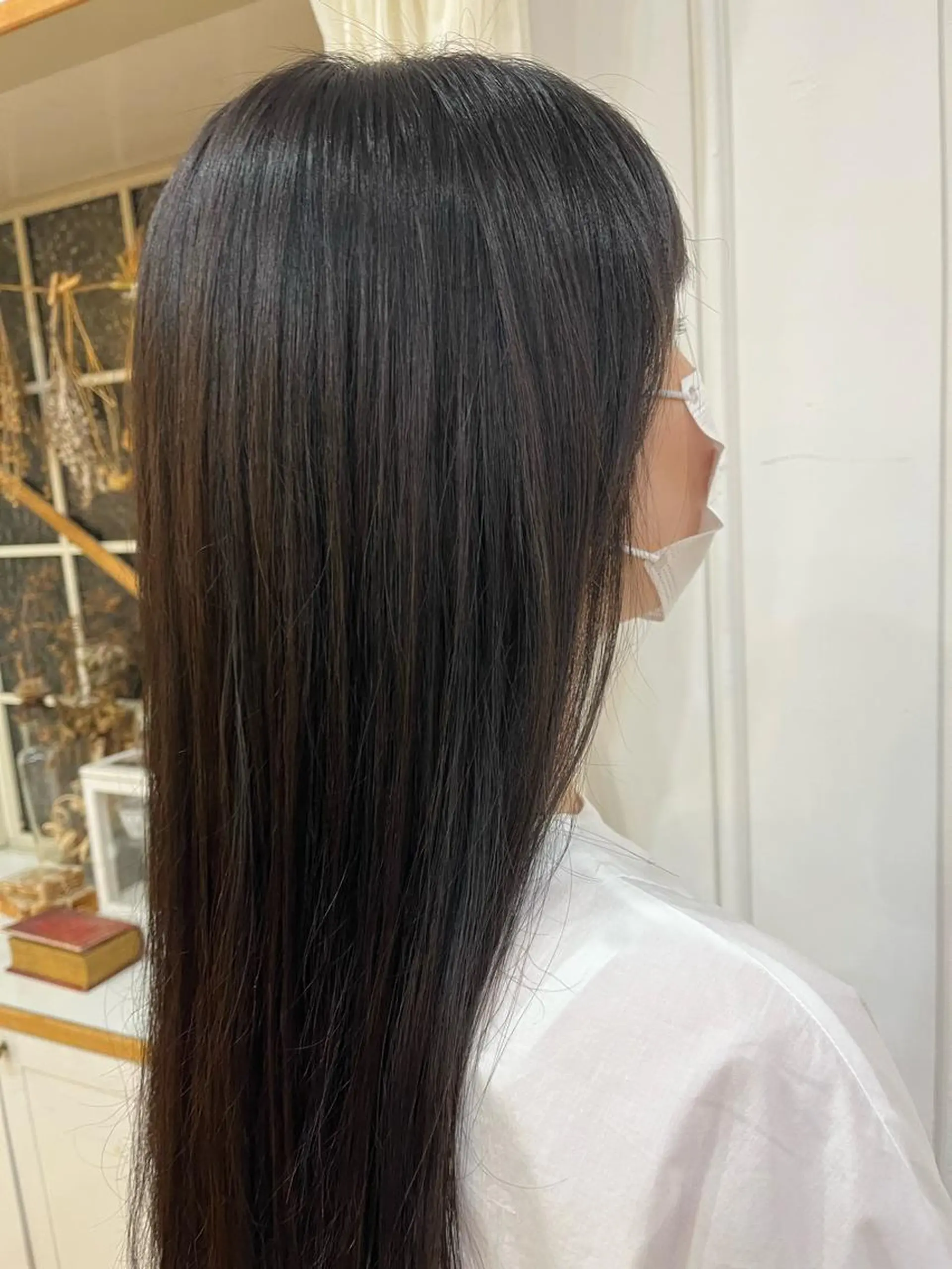 セミロング カラー ヘアカラー ショート/ボブ/透明 感カラー/高橋あみのヘアスタイル