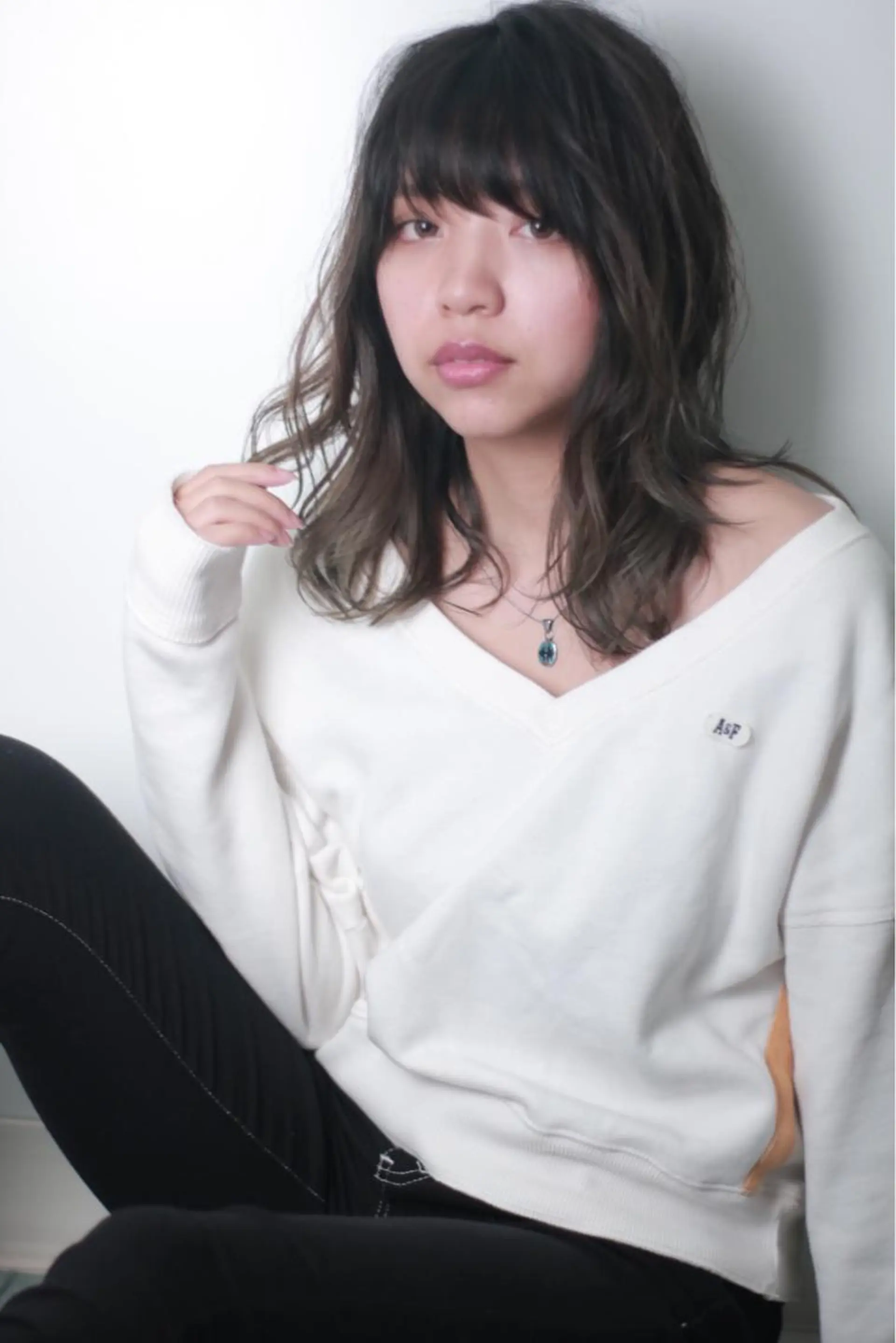 セミロング ヘアカラー GOOD NEIGHBORS松戸店所属・✂︎ショートの匠✂︎ 坂巻 慶輔のヘアスタイル