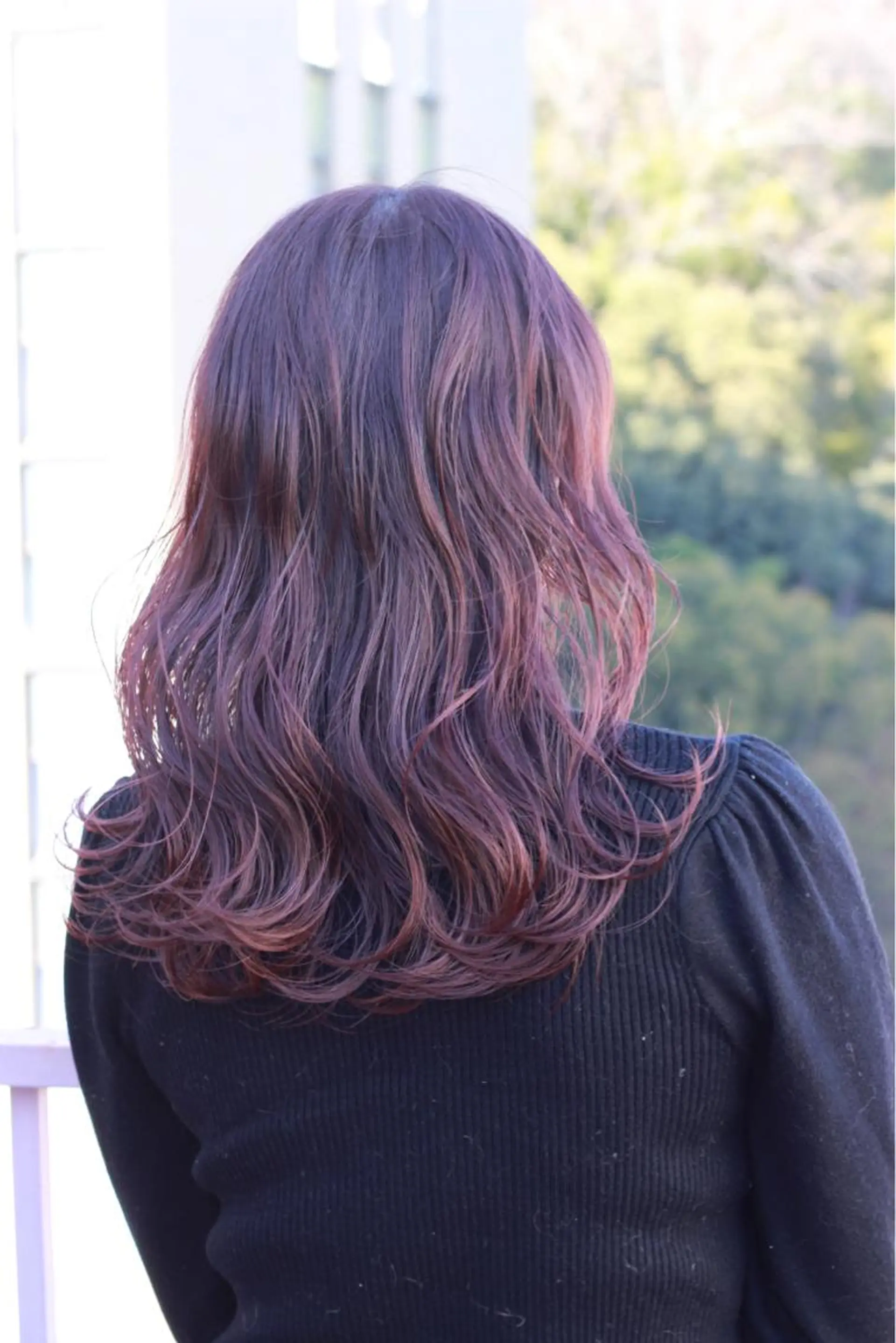 セミロング カラー ラベンダーカラー ヘアカラー Viage （ビアージュ）のヘアスタイル