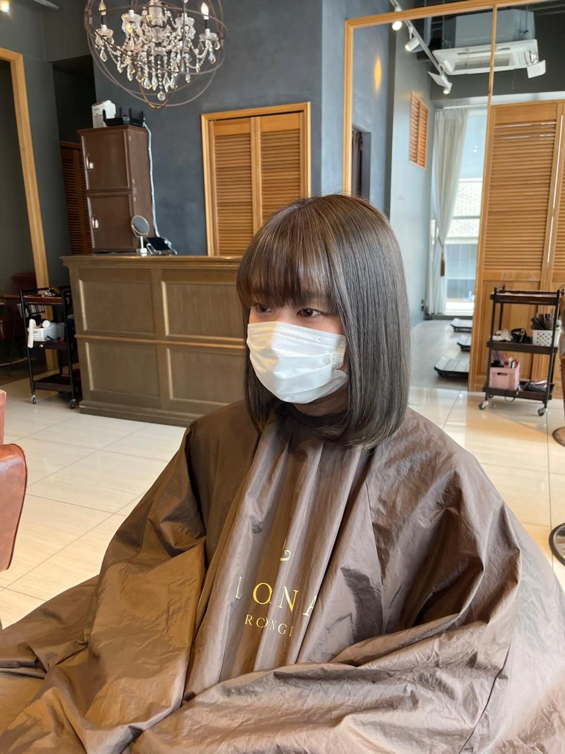 ミディアム トリートメント 艶カラー/艶髪矯正 LOANA鈴木のヘアスタイル