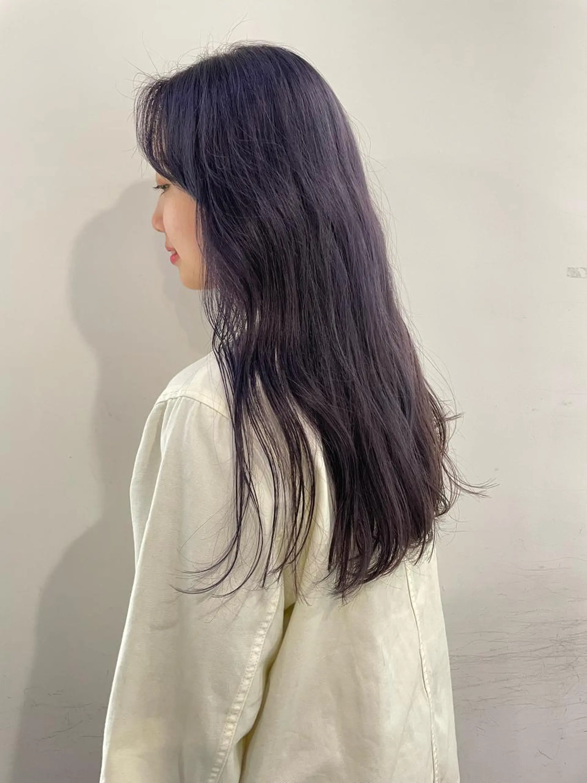 ロング カラー silo所属・silo MOKA 顔周りカット🦦のヘアスタイル