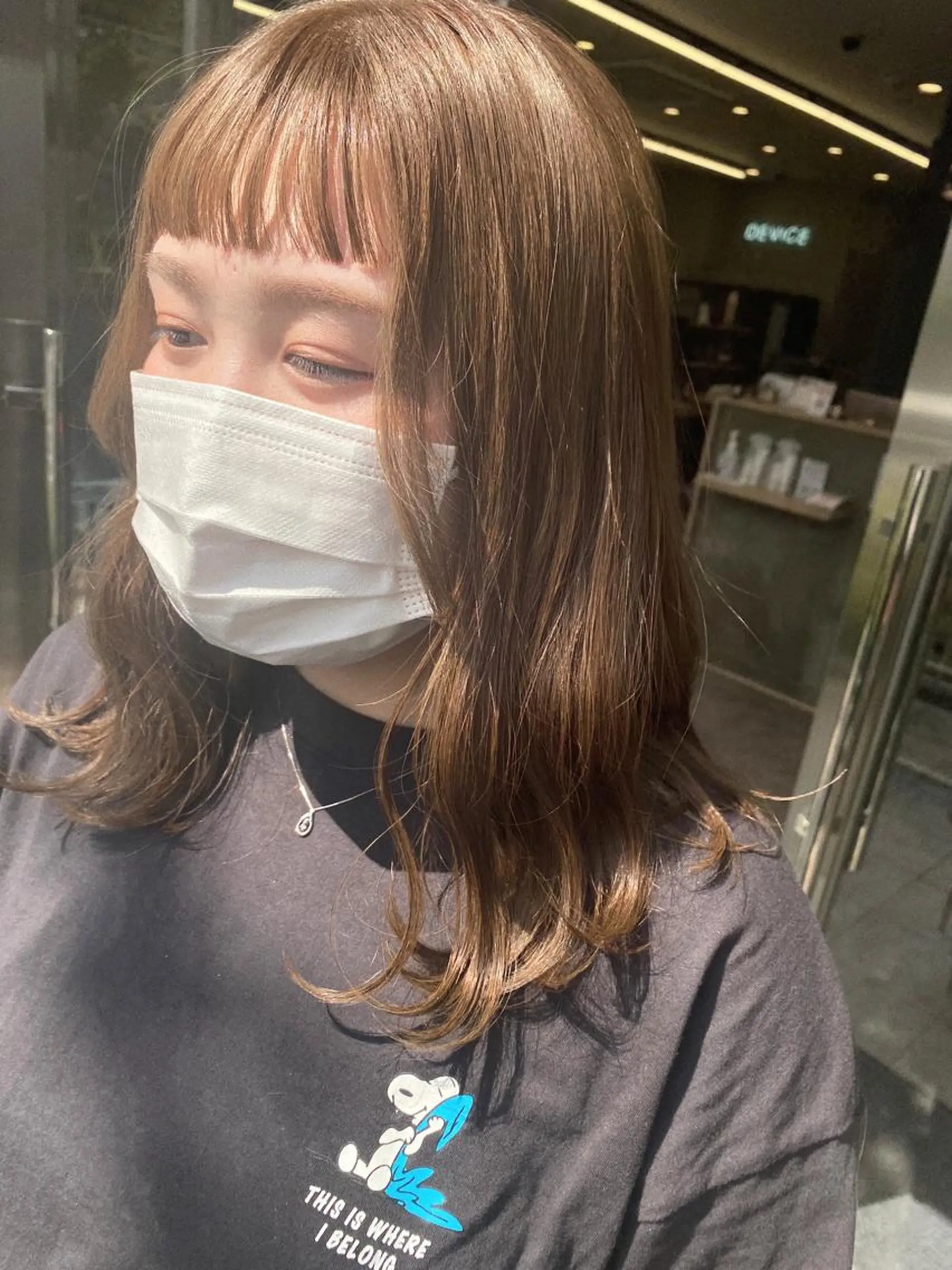 セミロング カラー 🕶️佐藤 海李🐏のヘアスタイル