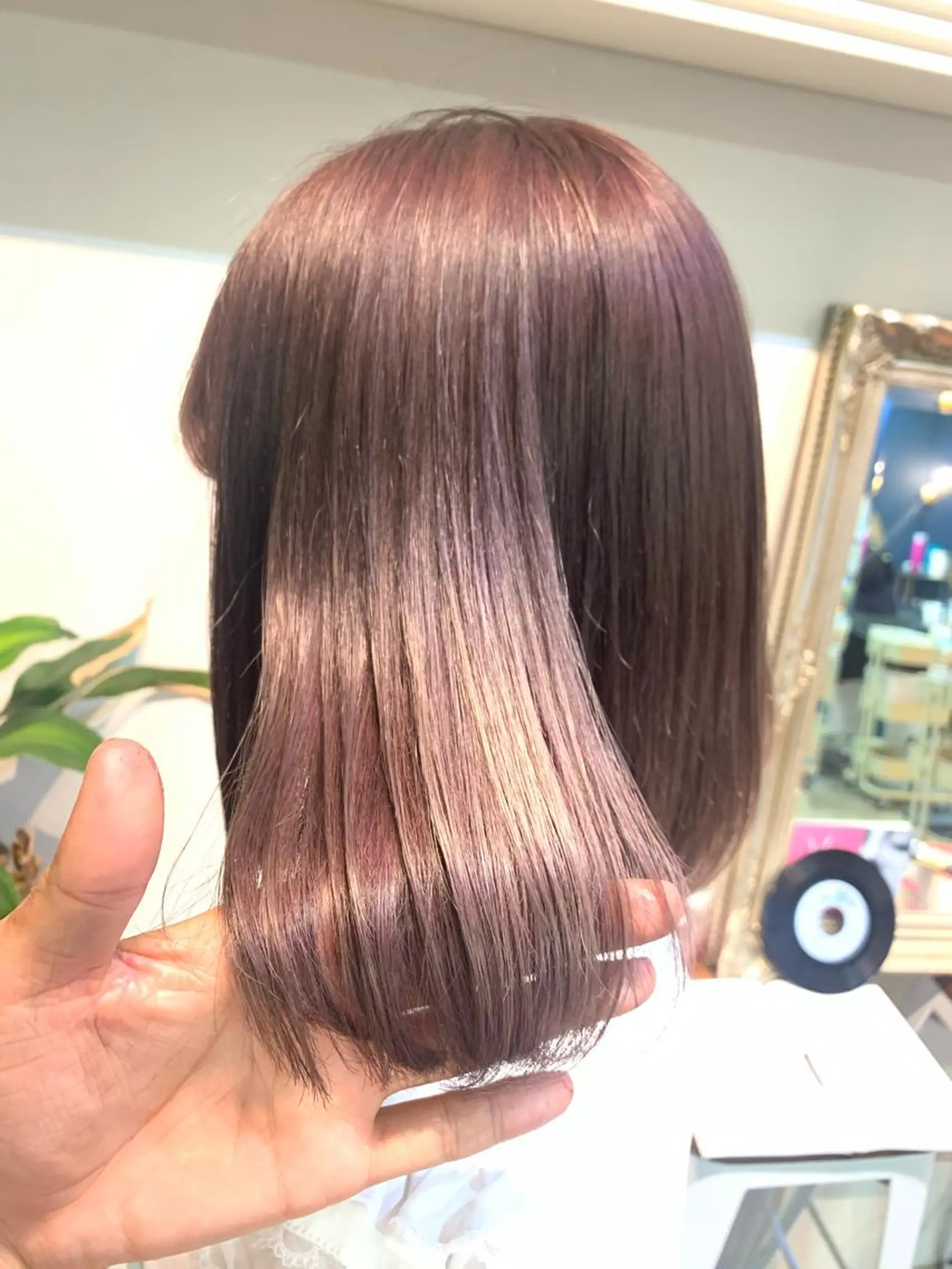 ミディアム アッシュ ヘアカラー トリートメント ヘッドスパ ヘアセット 山口 竣也のヘアスタイル