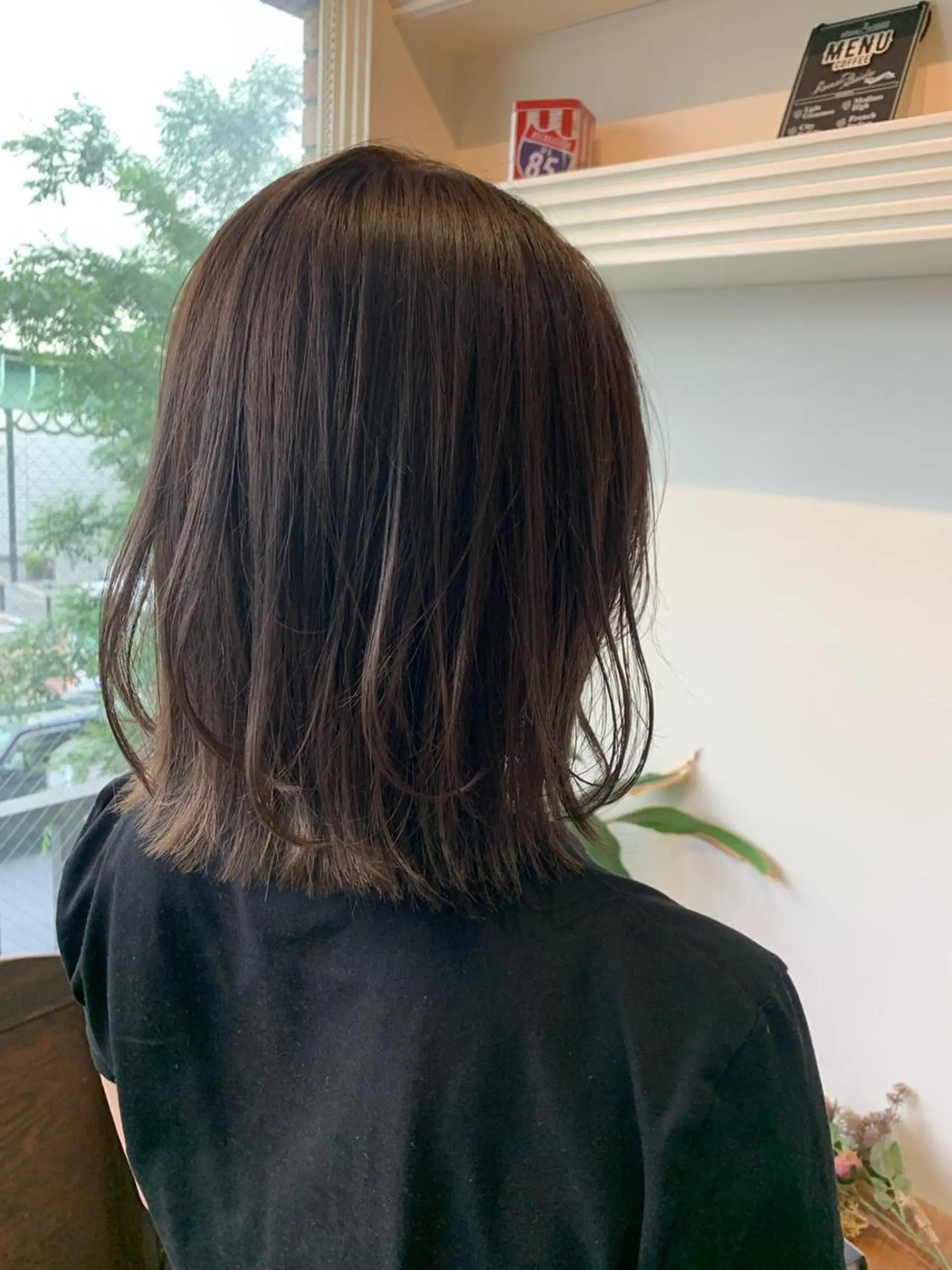 ミディアム ヘアカラー トリートメント ヘッドスパ ヘアセット 山口 竣也のヘアスタイル
