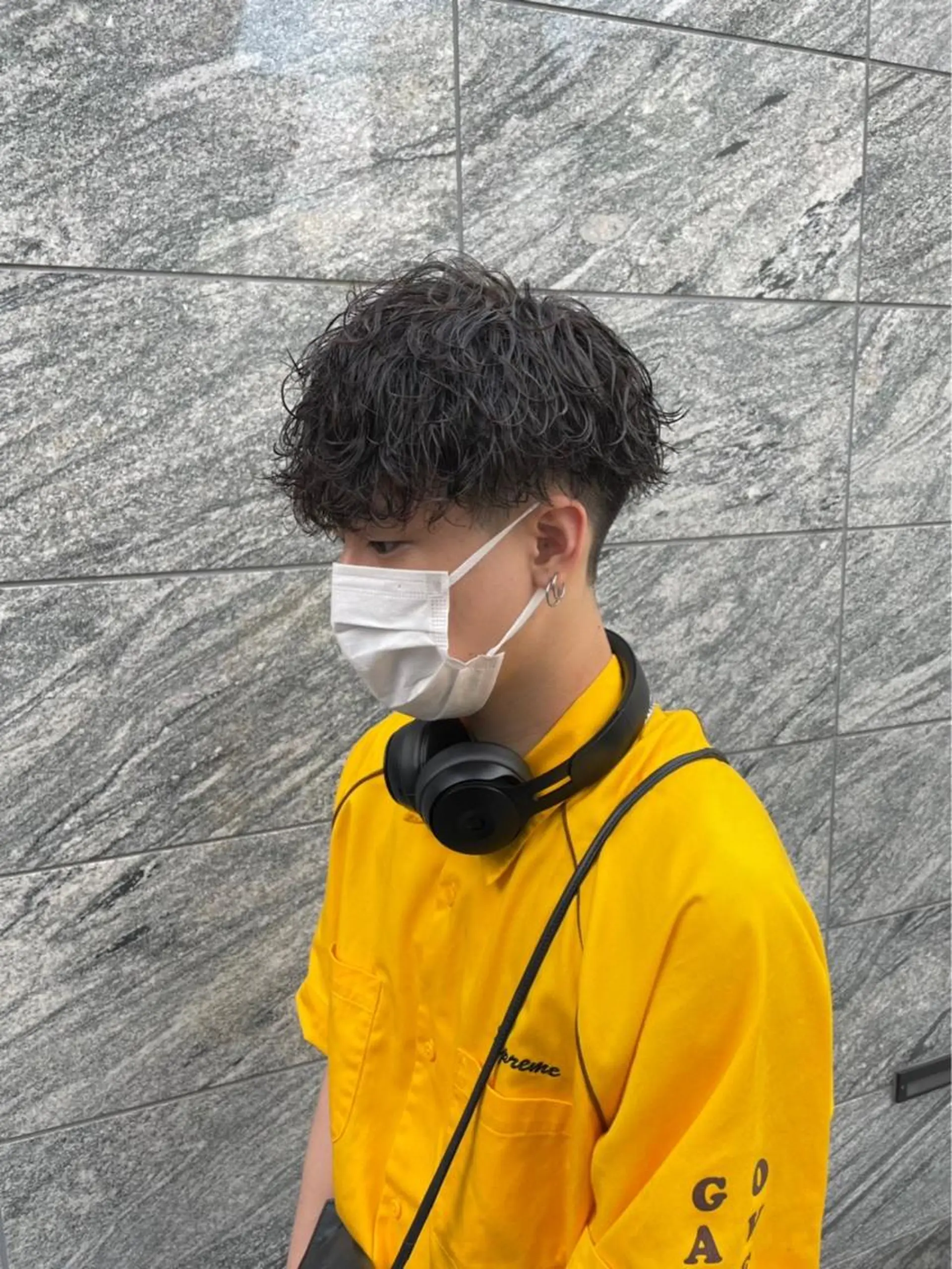 ショート カラー パーマ 【メンズ特化】 笹目純のヘアスタイル