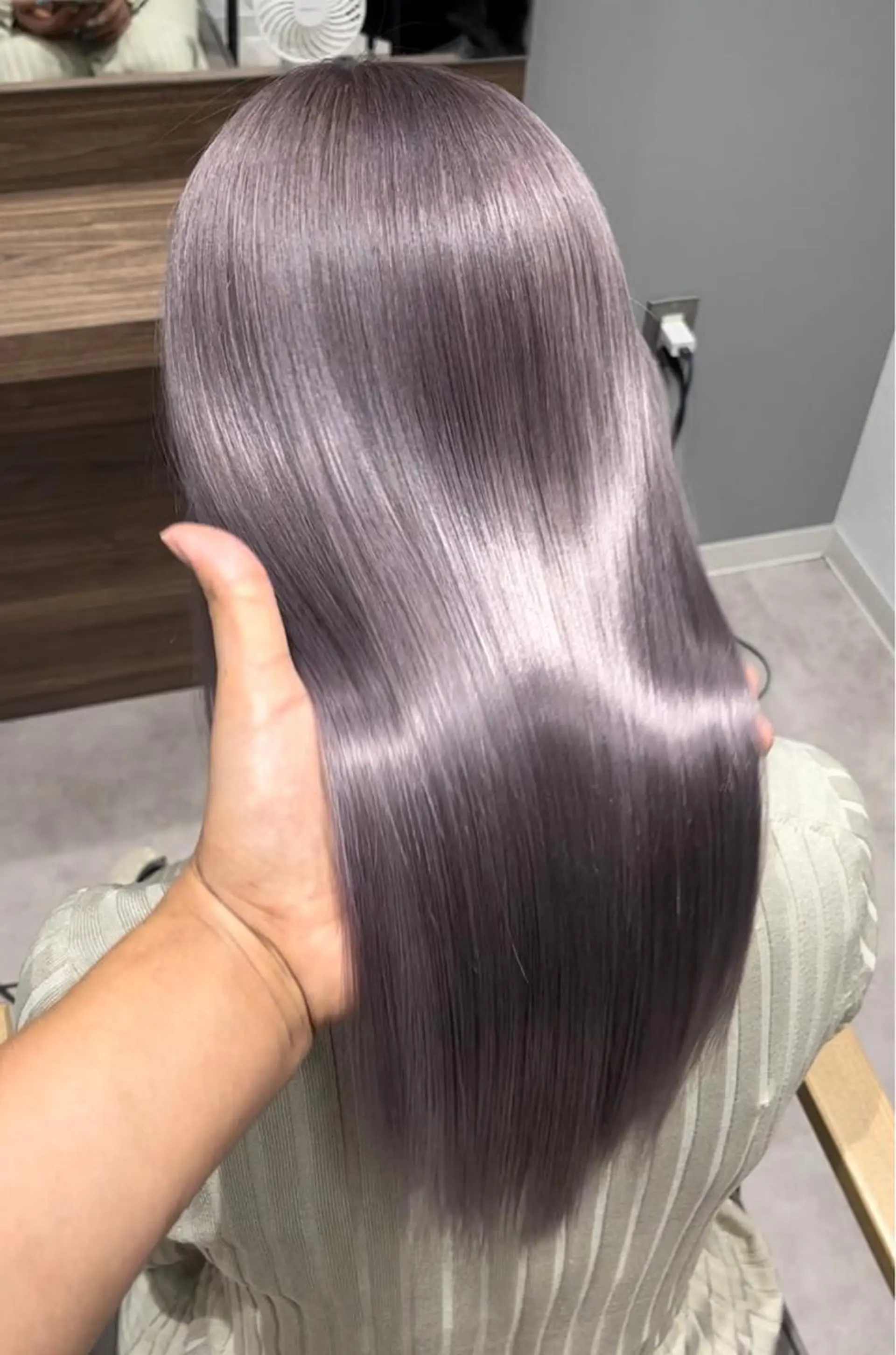 ロング カラー パーマ ヘアカラー トリートメント GOTODAY SHAiRE SALON 銀座Cras店所属・髪質改善/艶カラー 千春のヘアスタイル