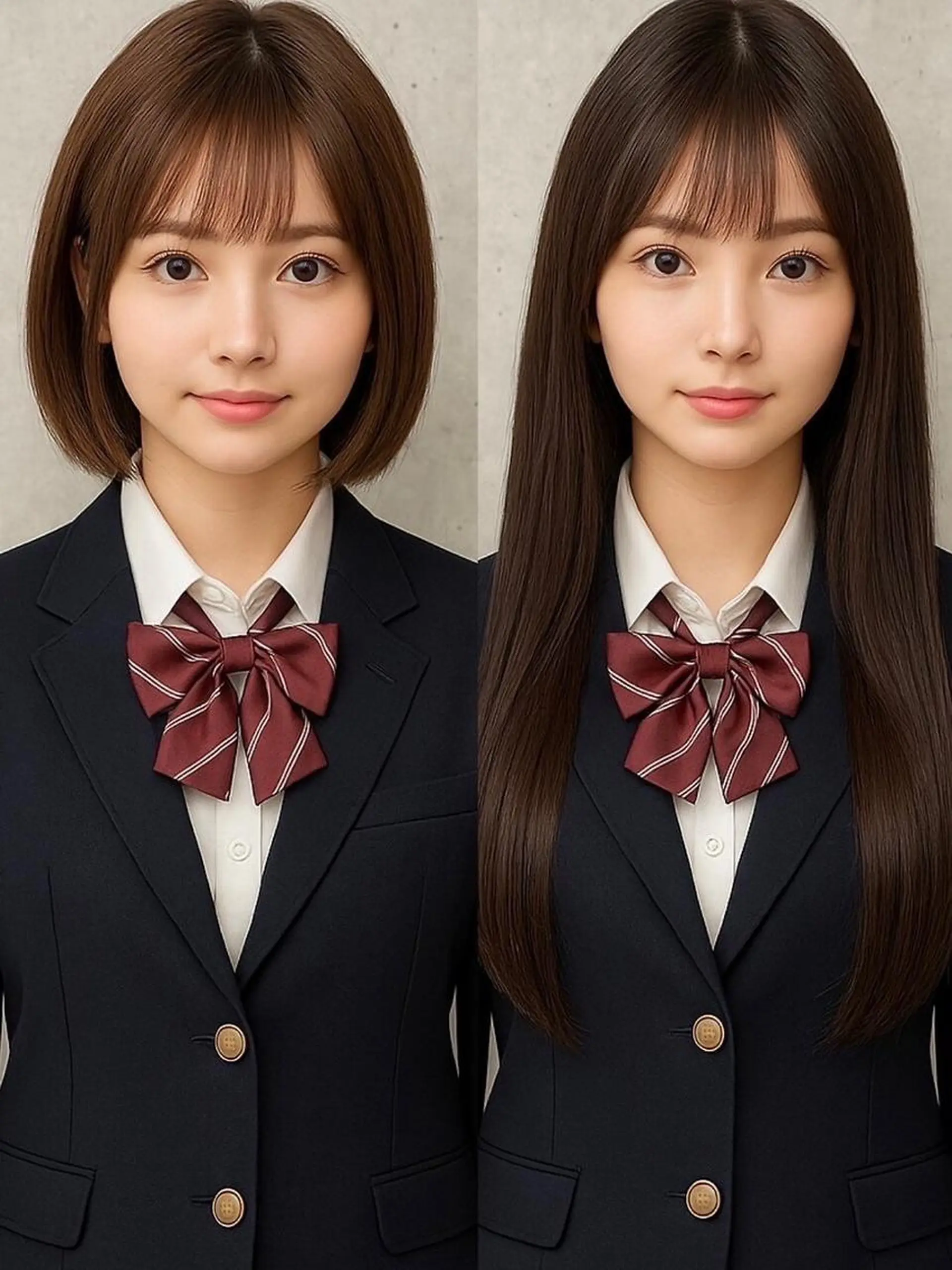 ロング 骨格補正似合わせ カット阿部建のヘアスタイル