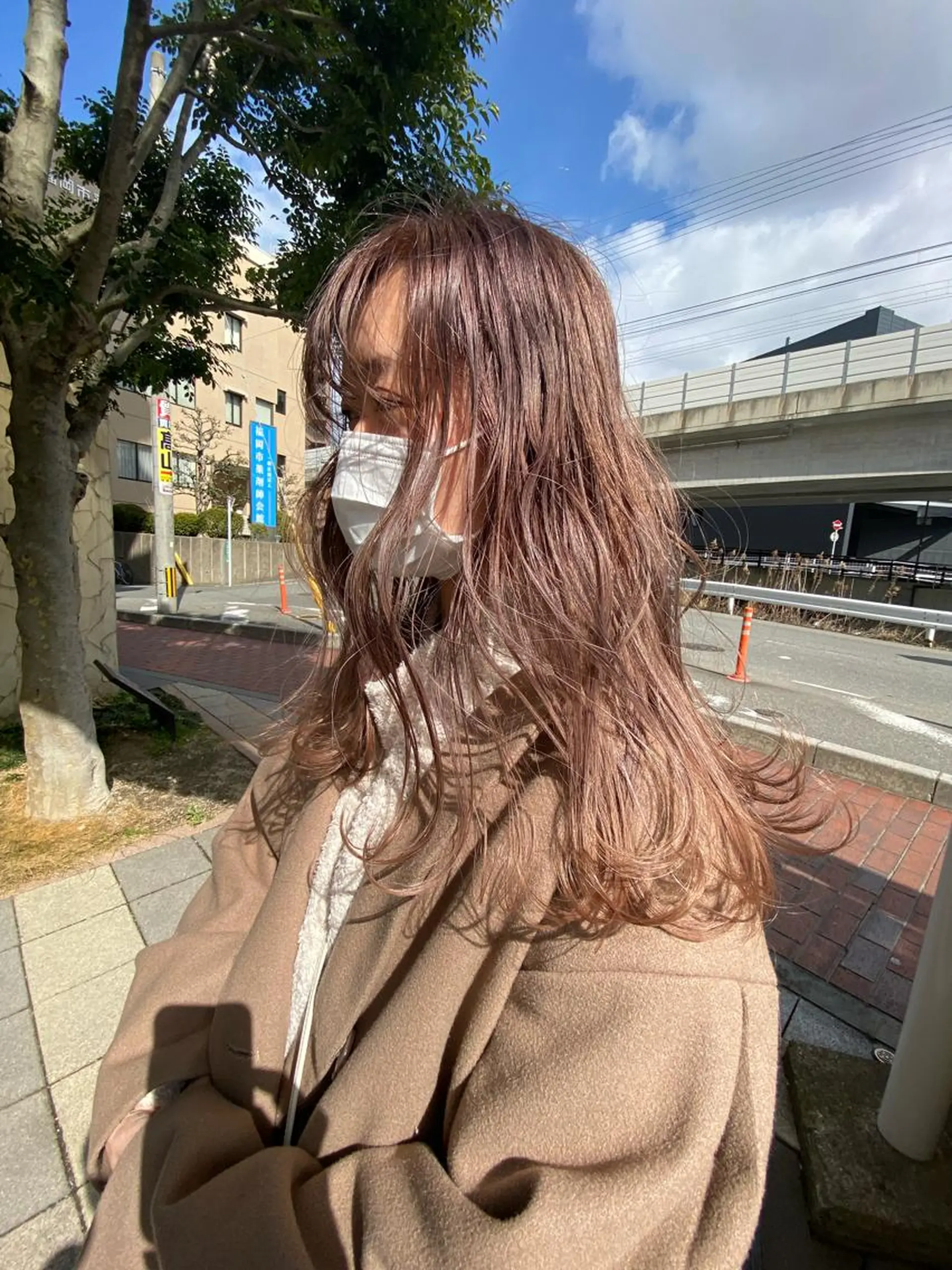 セミロング ヘアカラー トリートメント Musiiik hairのヘアスタイル
