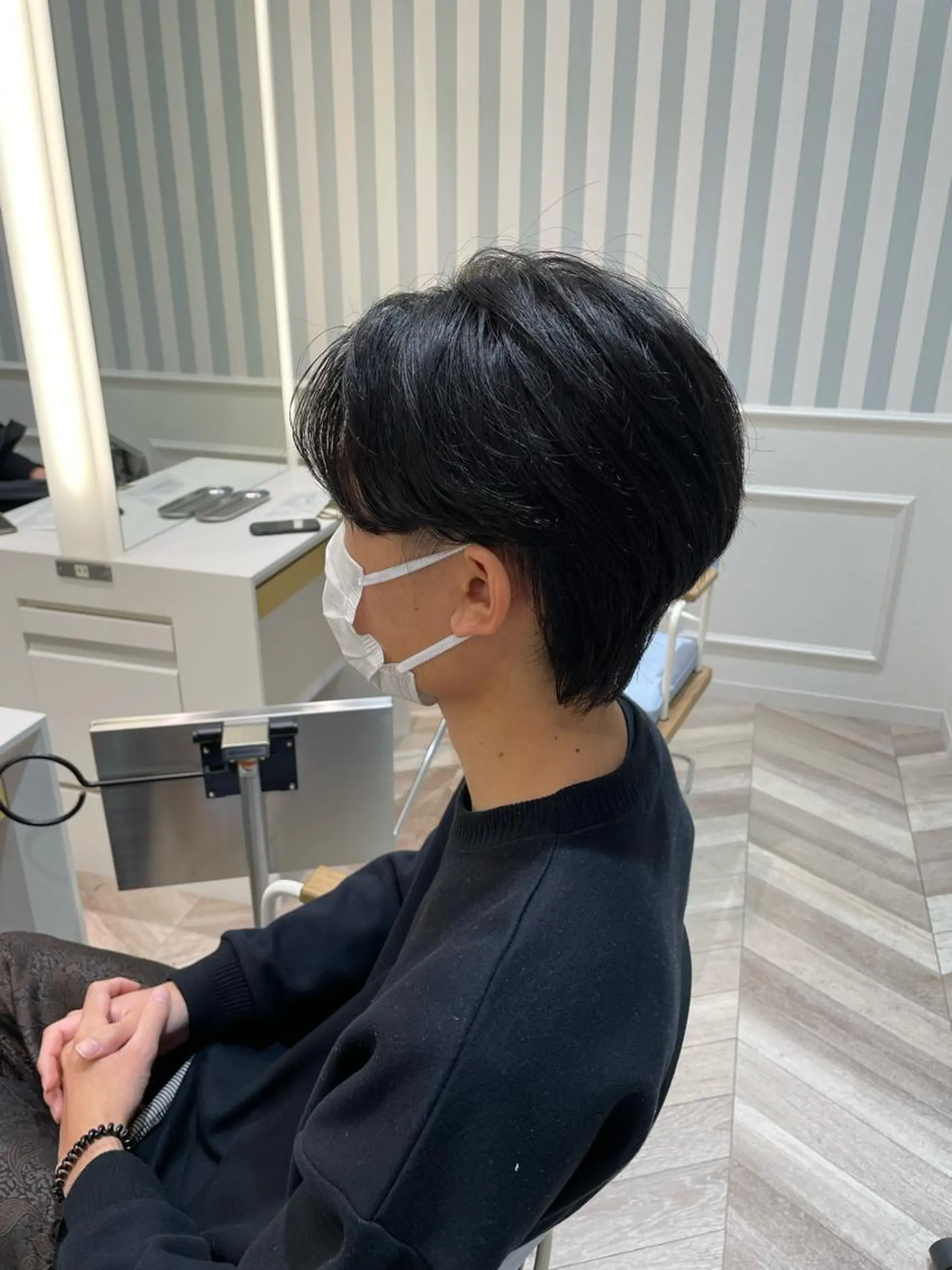 カラー メンズ センターパート メンズ韓国風 ✨ダメージを感じない 美髪ヘア✨　野口春貴のヘアスタイル