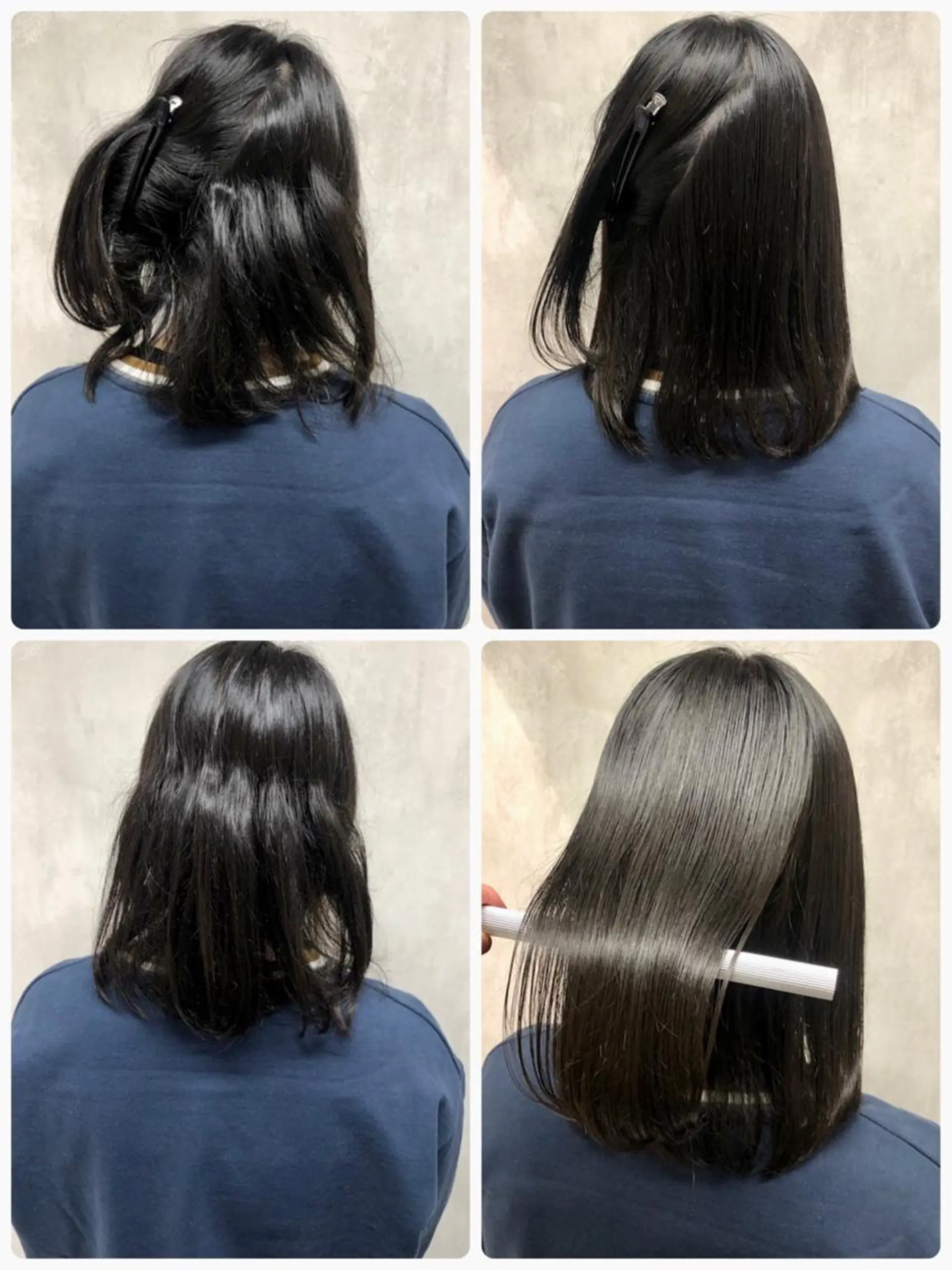 ミディアム 縮毛矯正 トリートメント 満足度⭕️縮毛矯正師 谷口にお任せを👍のヘアスタイル