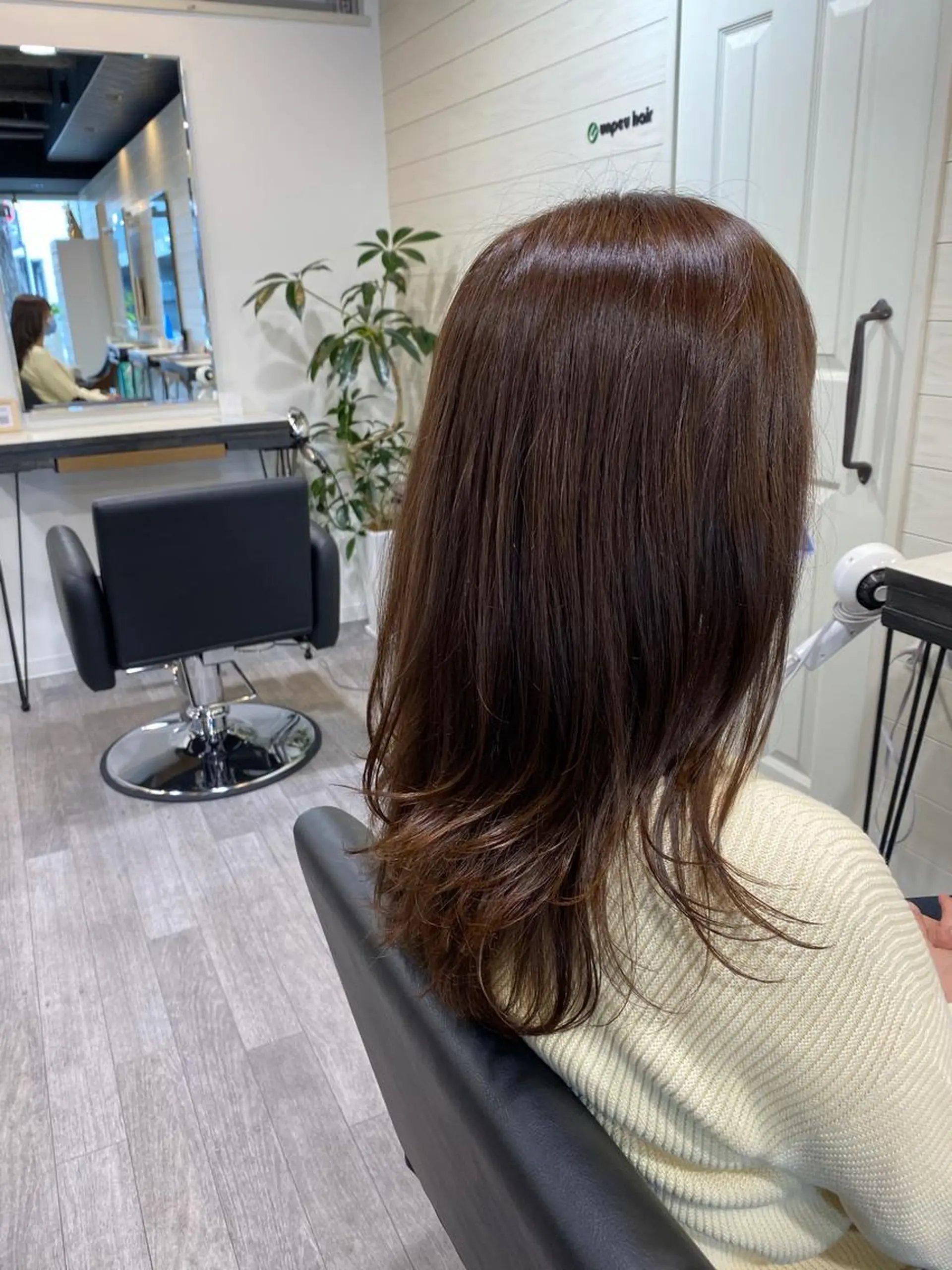 ロング カラー パーマ アディクシーカラー バレイヤージュ ブリーチ ケアブリーチ デザインカラー パーマ unpeu hair  二条所属・先着1名様限定 カット無料のヘアスタイル