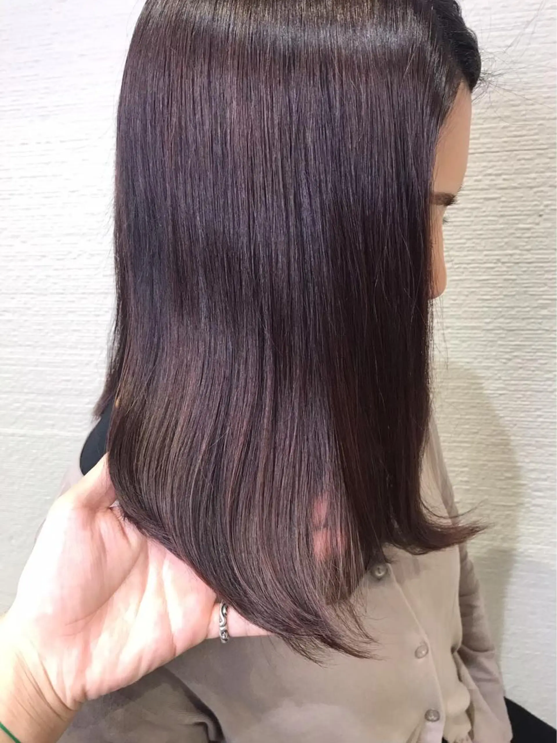 セミロング カット ヘアカラー トリートメント ヘッドスパ 全席個室　暖色カラー Zina松園優香🌸のヘアスタイル