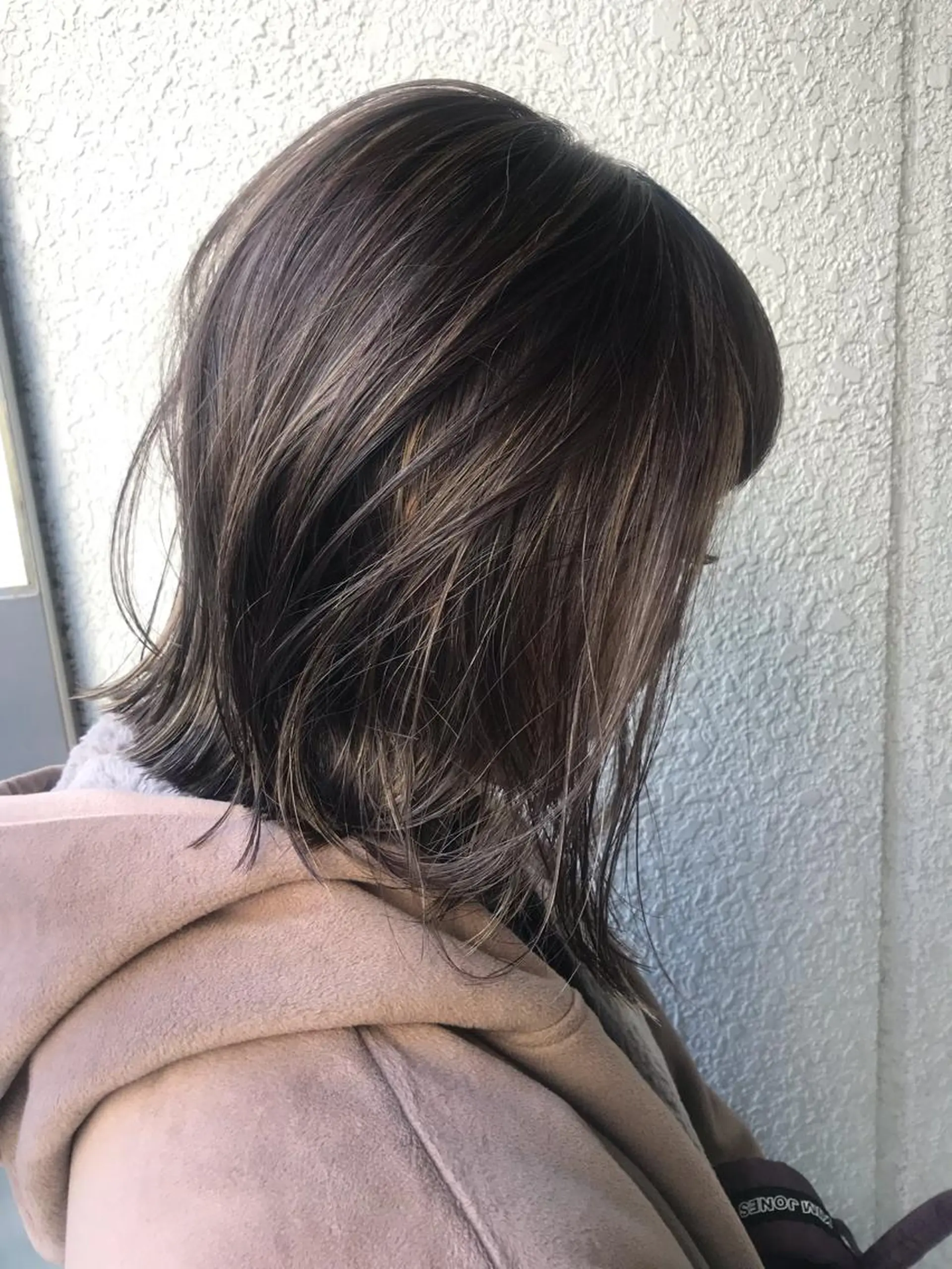 ミディアム ボブ ハイライト カット ヘアカラー GO TODAY SHAIRE SALON所属・miu (ミユ)のヘアスタイル