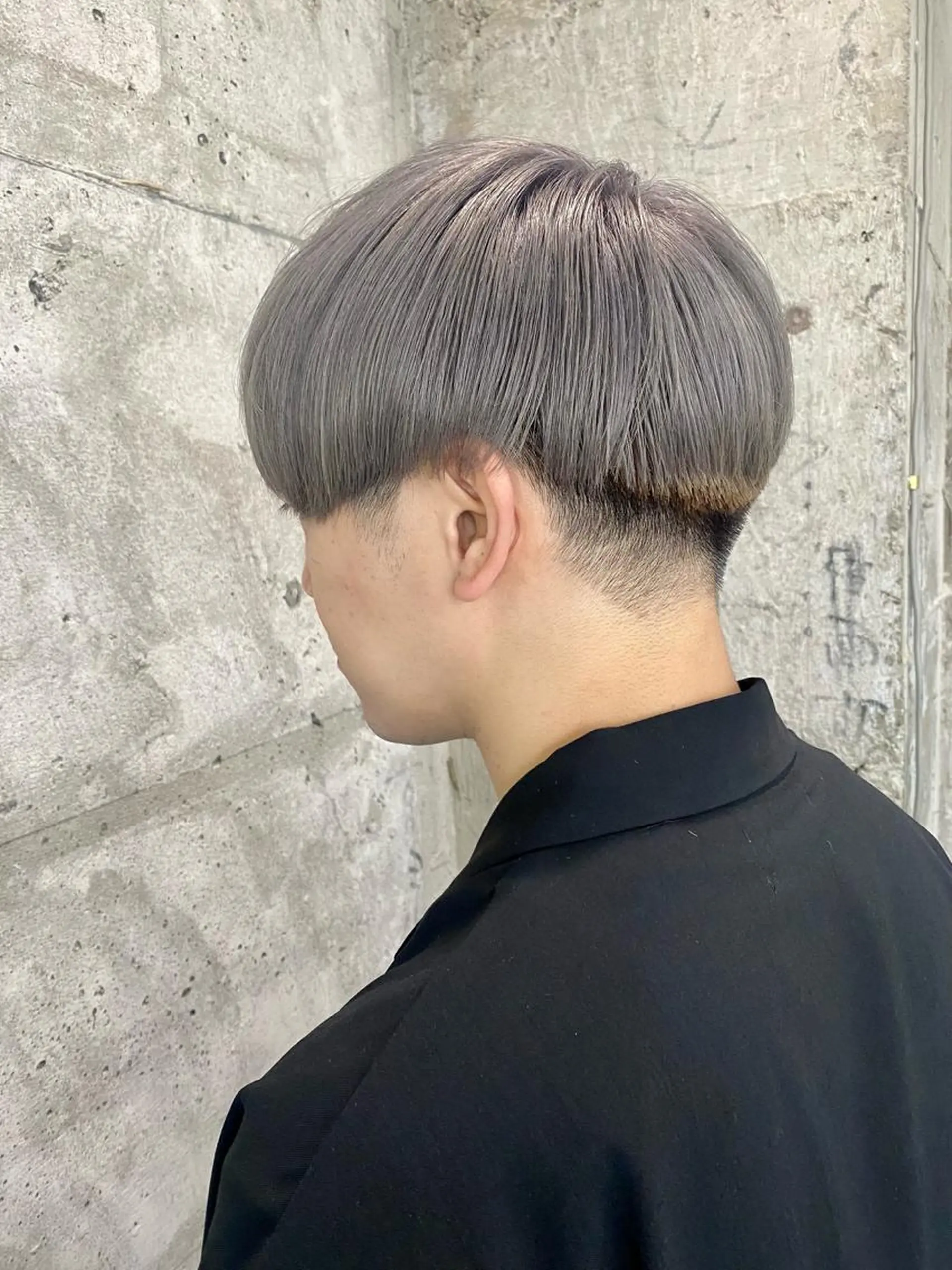 ショート カラー ヘアアレンジ メンズ マッシュ シルバー カット ヘアカラー ［似合わせヘア］ ✂︎OGURO✂︎のヘアスタイル