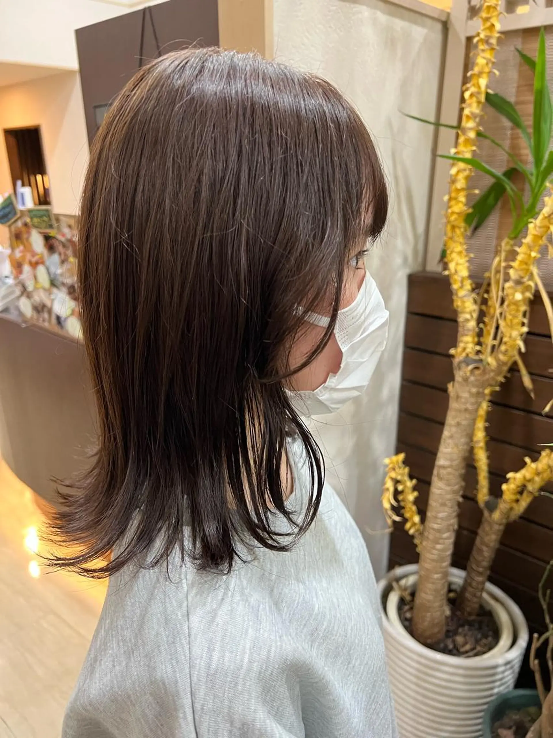 ミディアム カラー カット ヘアカラー トリートメント 仕上がり満足度 No.1池田篤史のヘアスタイル