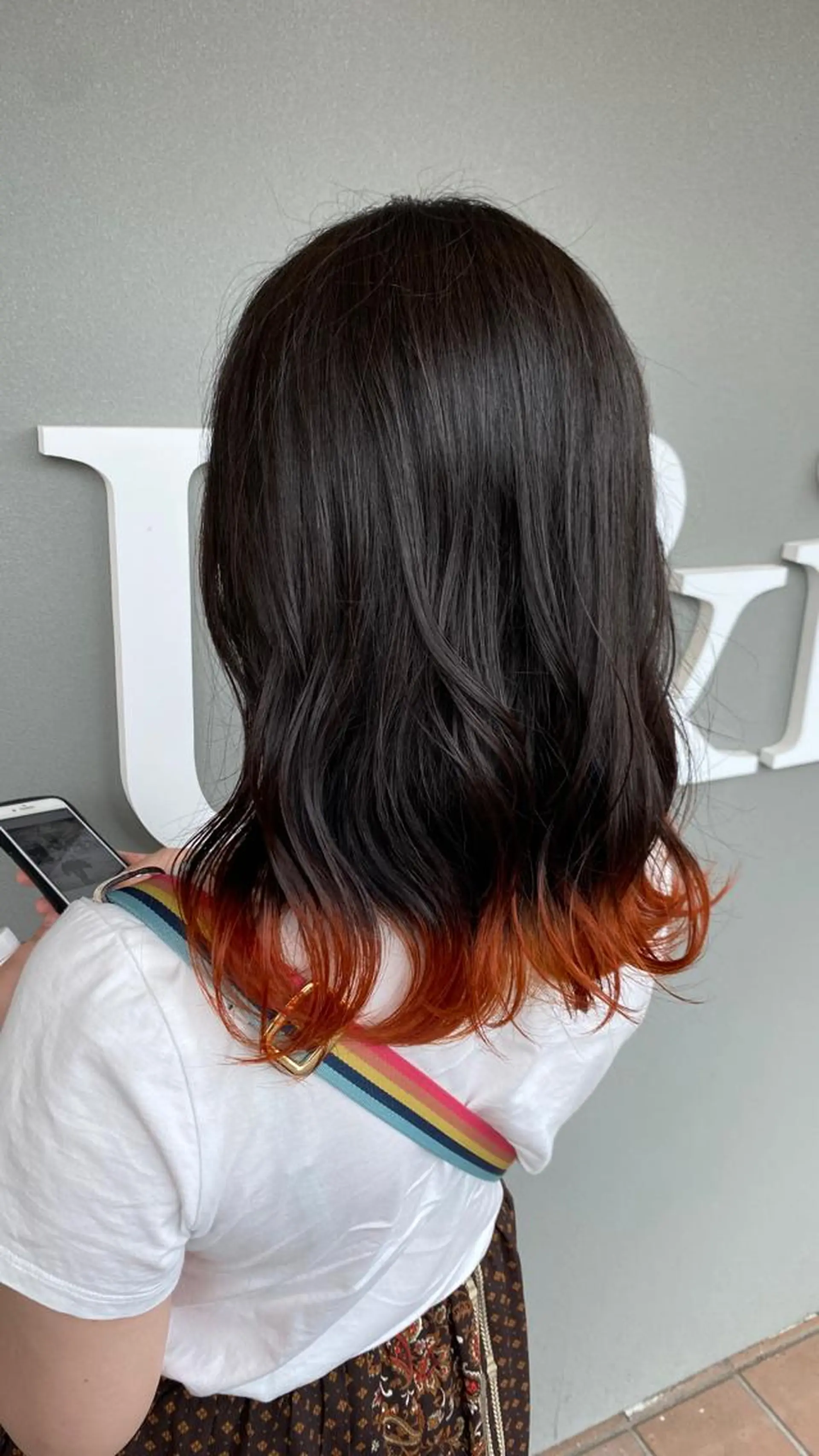 セミロング ヘアカラー トリートメント U&i所属・平田 広大のヘアスタイル