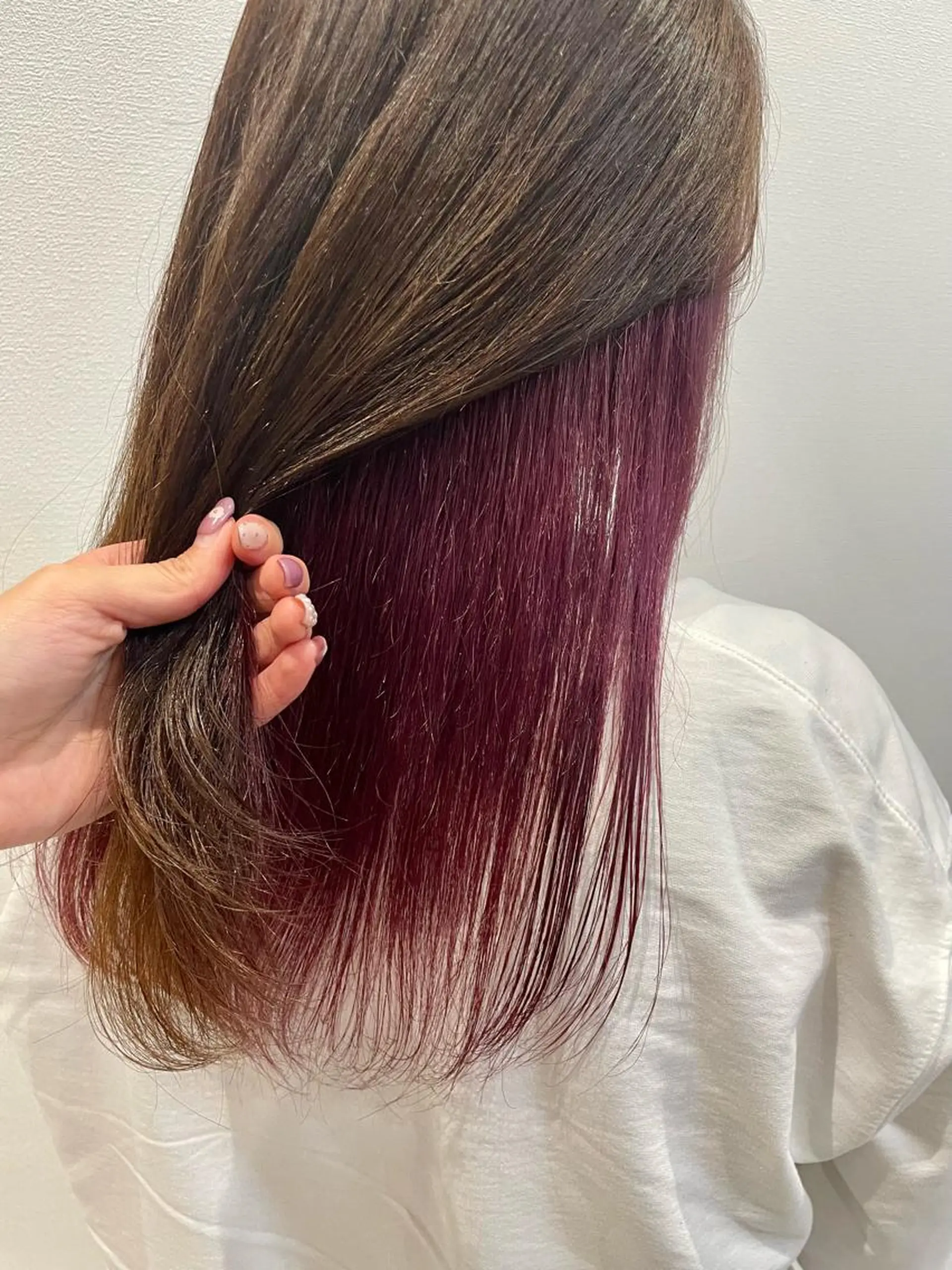 ロング ヘアカラー JILL    hair所属・maki💖 暖色カラーのヘアスタイル