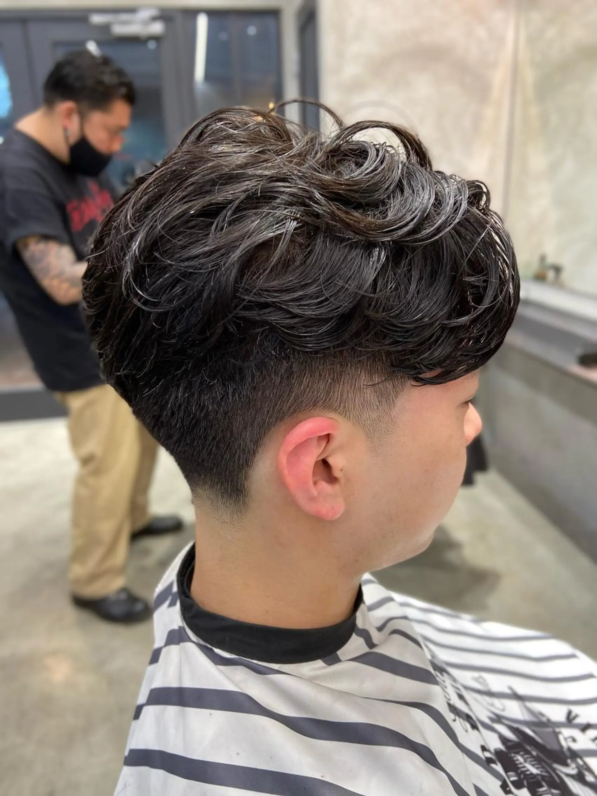 ショート パーマ メンズ カット パーマ FM【エフエム】HAVANA所属・💈圧倒的メンズ特化 明大前美容師💈のヘアスタイル